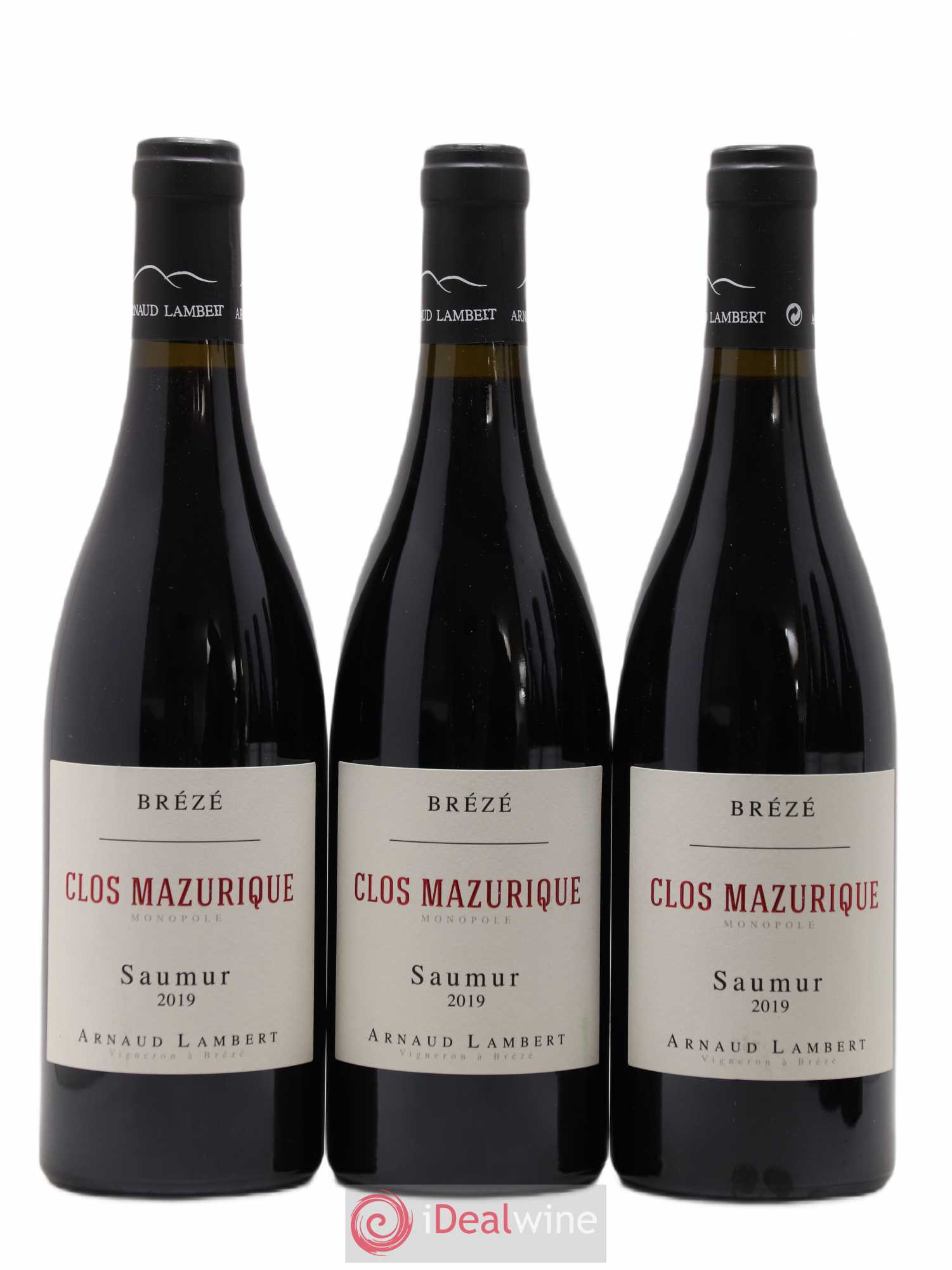 Saumur Clos Mazurique Arnaud Lambert 2019 - Lot de 3 bouteilles - 0