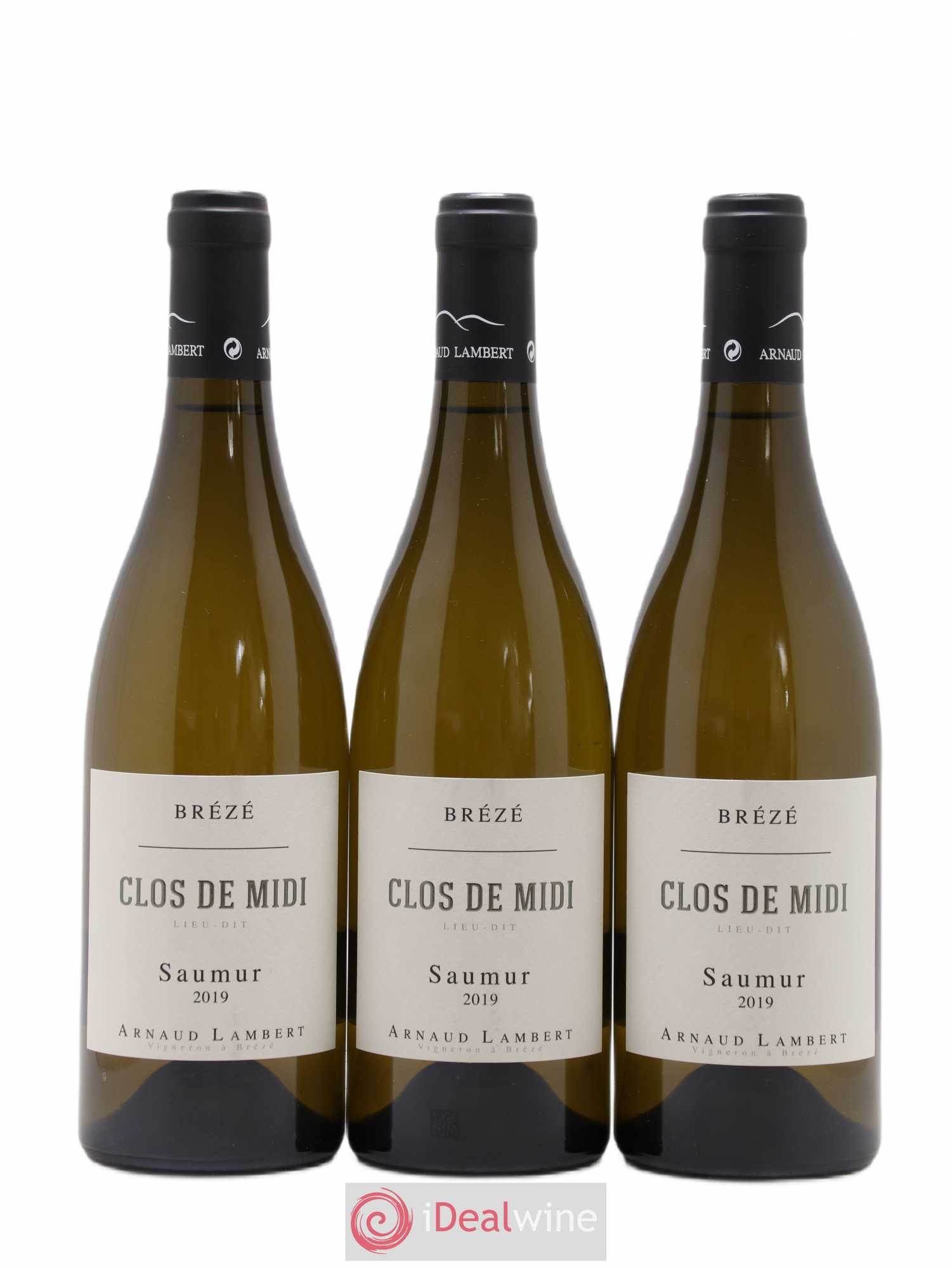 Saumur Brézé Clos de Midi Arnaud Lambert 2019 - Lot de 3 bouteilles - 0