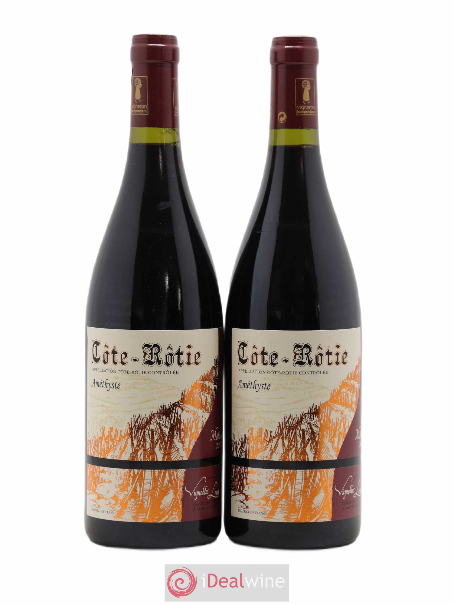 Côte-Rôtie Améthyste Vignobles Levet 2017 - Lot de 2 bouteilles - 0