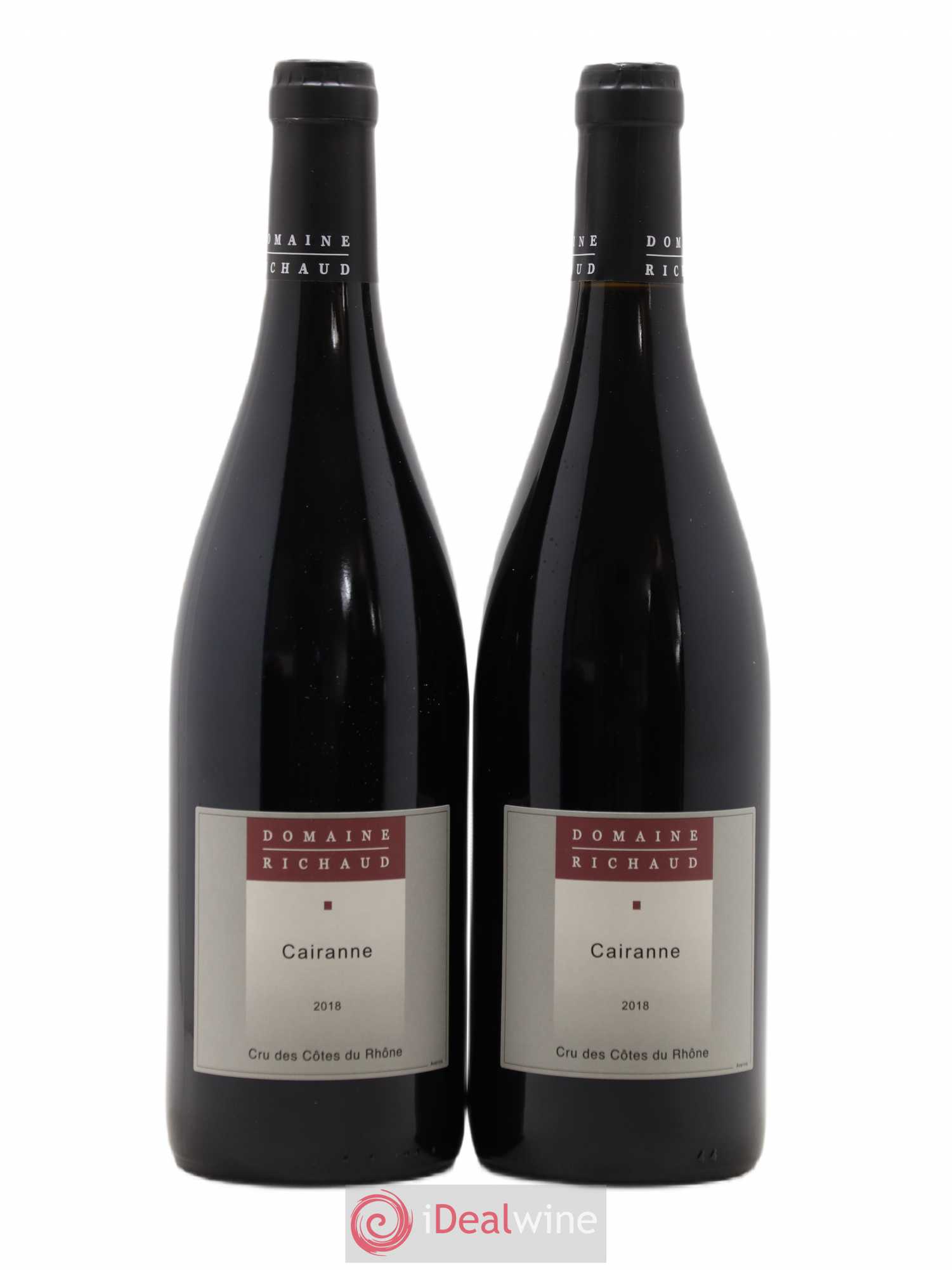 Cairanne Marcel Richaud (sans prix de réserve) 2018 - Lot de 2 bouteilles - 0