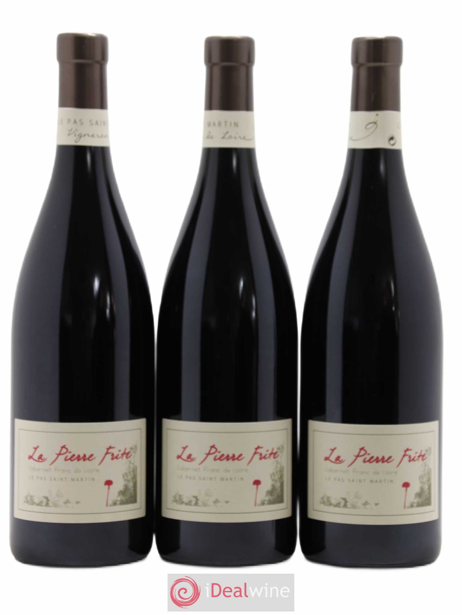 Saumur Pierre Frite Domaine Le Pas Saint Martin (sans prix de réserve) 2018 - Posten von 3 Flaschen - 0