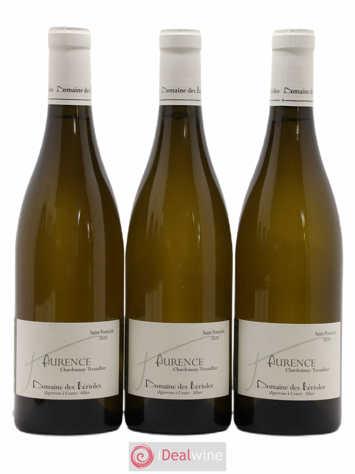 Divers Saint-Pourçain Aurence Domaine des Bérioles (sans prix de réserve) 2020 - Posten von 3 Flaschen - 0