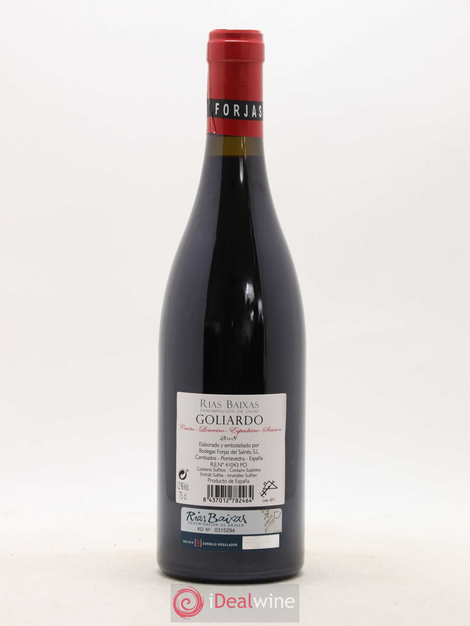 Espagne Rias Baixas Forjas del Salnés Goliardo 2018 - Posten von 1 Flasche - 1
