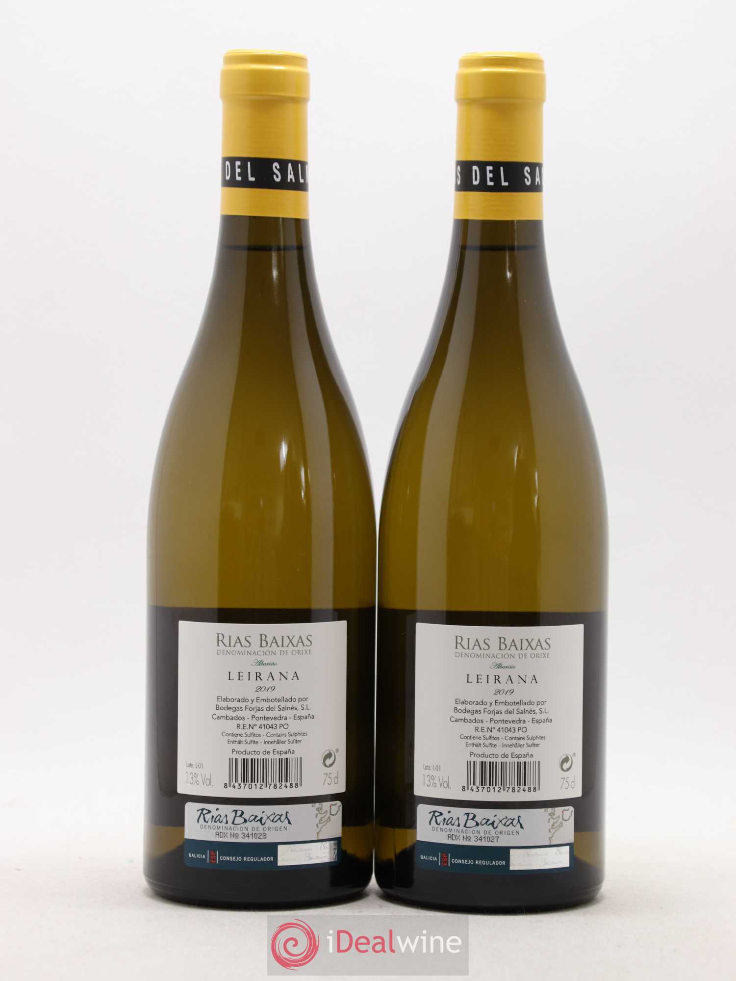 Rias Baixas Forjas Del Salnes Leirana 2019 - Lot de 2 bouteilles - 1