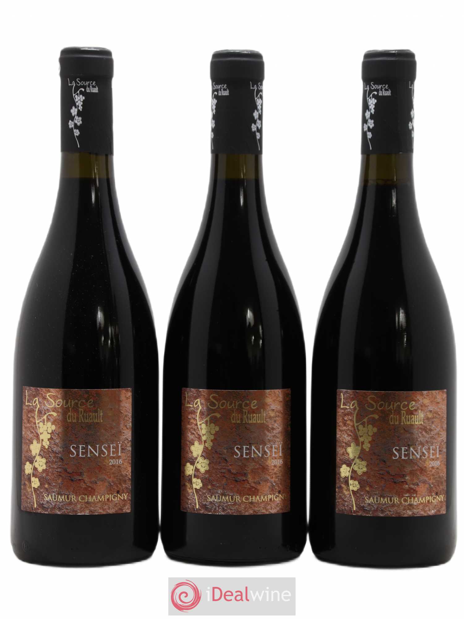 Saumur-Champigny La Source Du Ruault Senseï (sans prix de réserve) 2016 - Posten von 3 Flaschen - 0