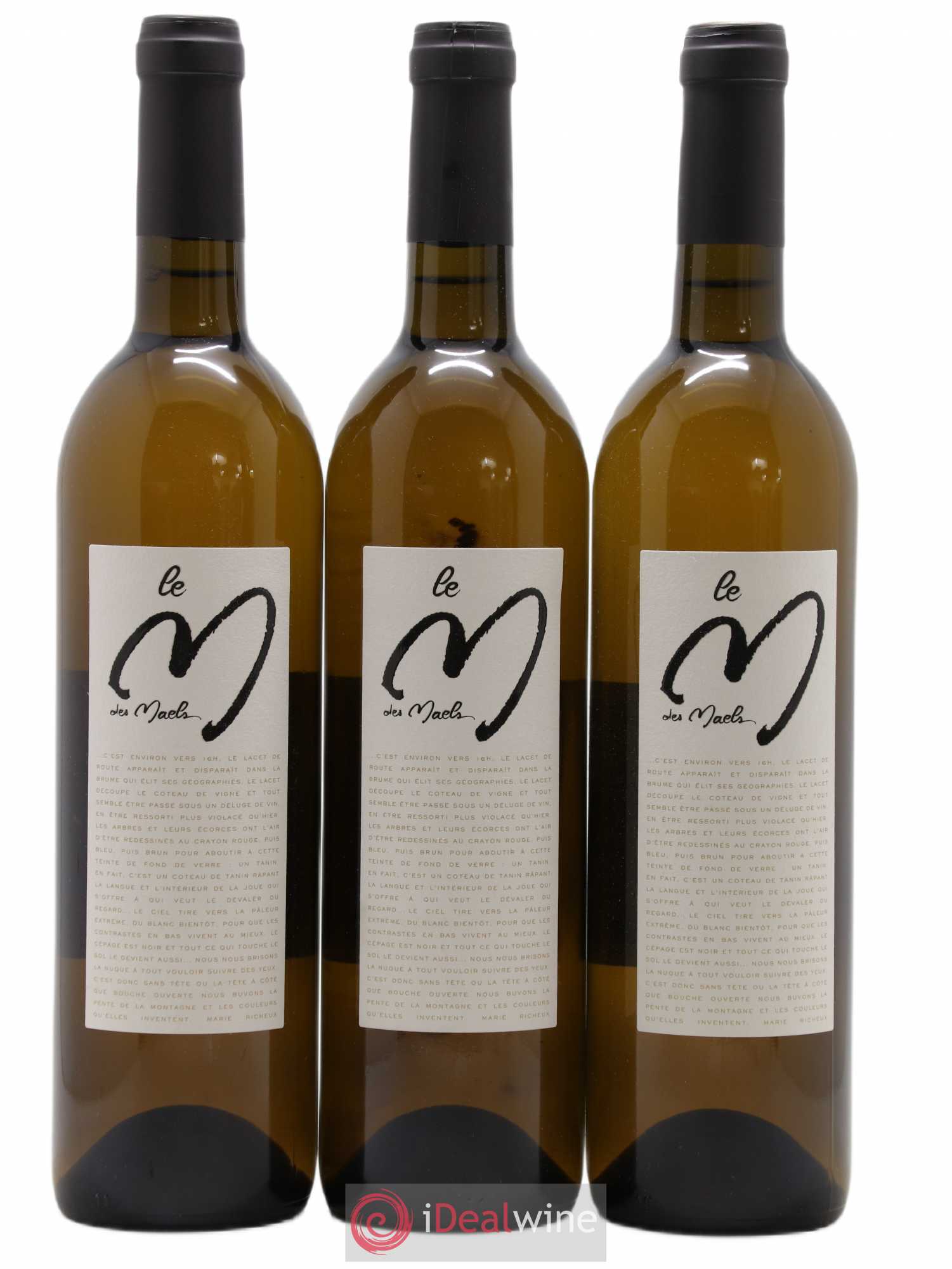 Pays d'Oc Le M des Maels Domaine des Maels (sans prix de réserve) 2015 - Posten von 3 Flaschen - 0