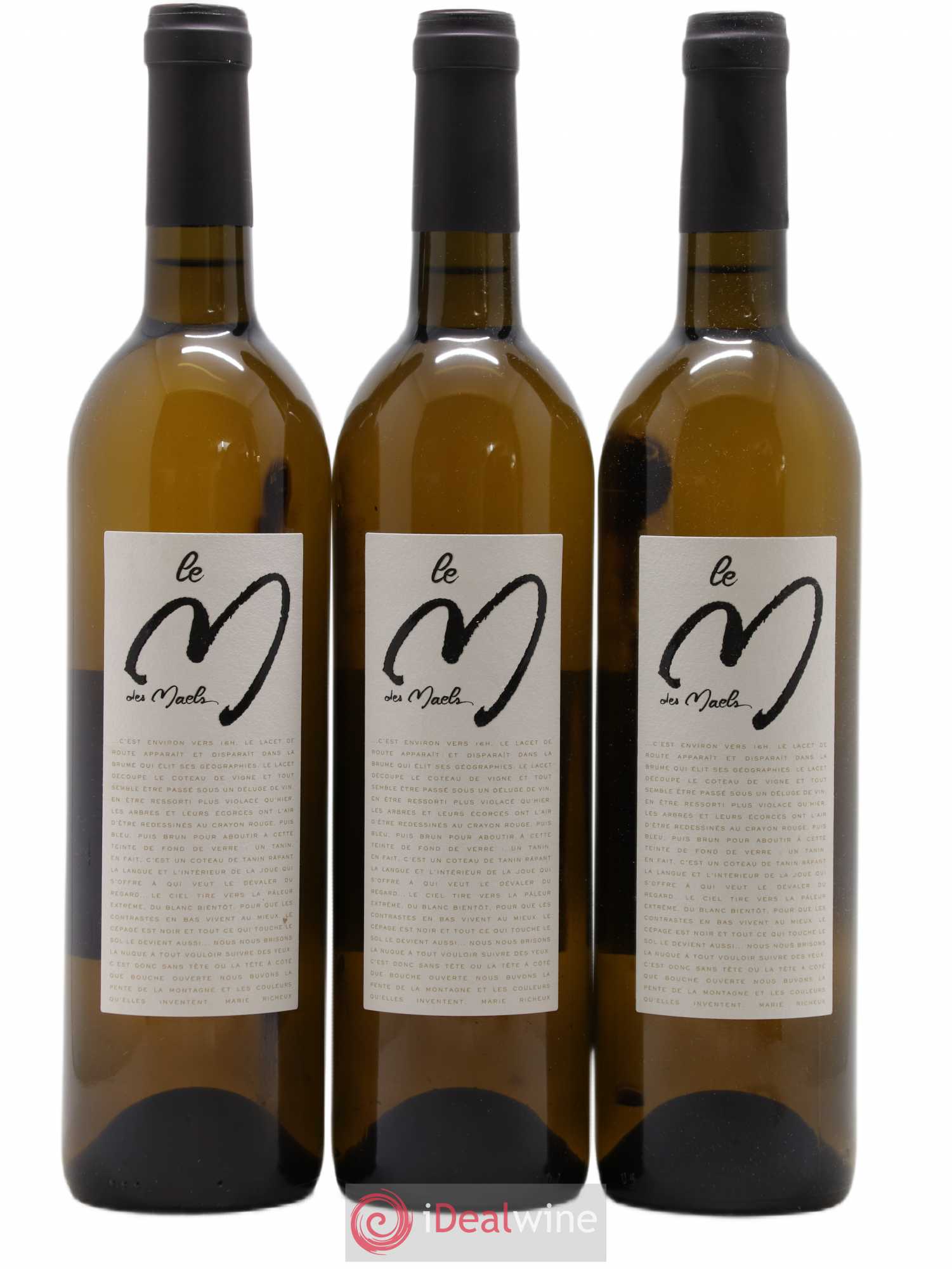Pays d'Oc Le M des Maels Domaine des Maels (sans prix de réserve) 2015 - Posten von 3 Flaschen - 0