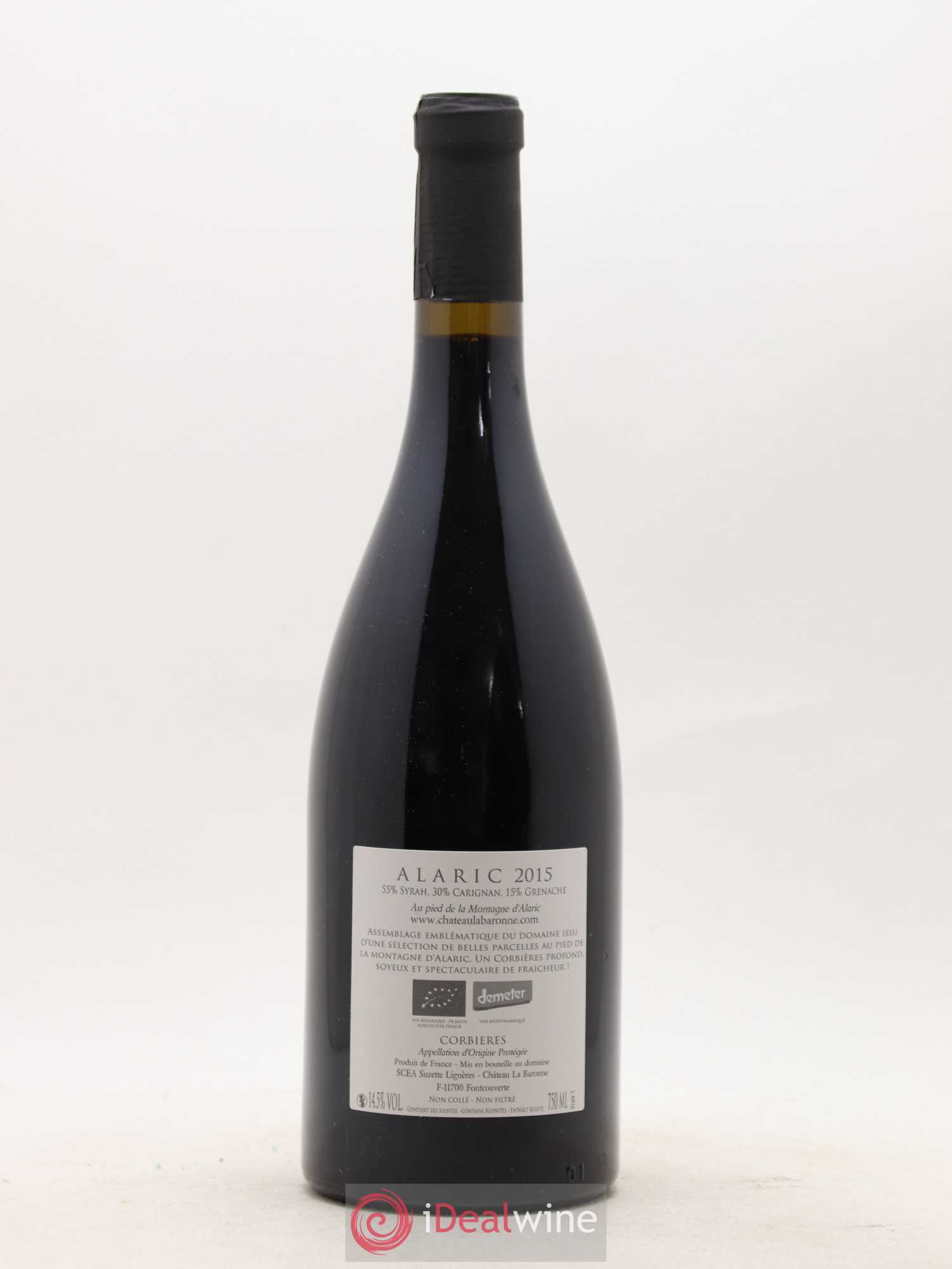 Corbières Château La Baronne Alaric (sans prix de réserve) 2015 - Lot de 1 bouteille - 1