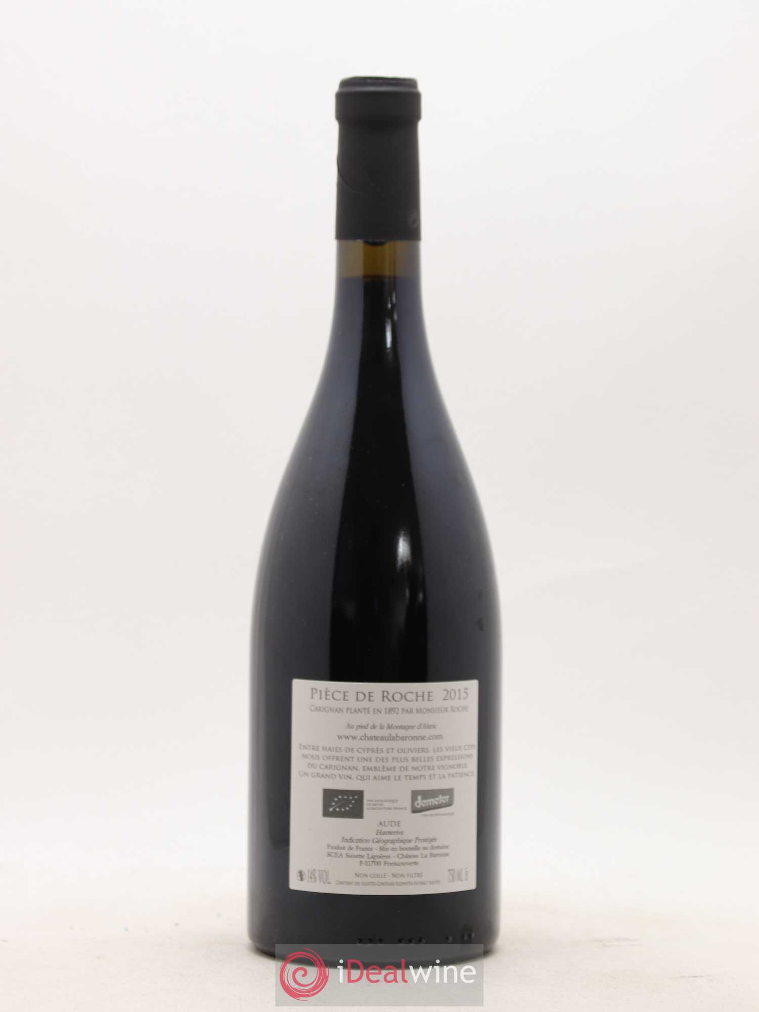 Sud-Ouest IGP Hauterive Pièce de Roche Château la Baronne (sans prix de réserve) 2015 - Posten von 1 Flasche - 1