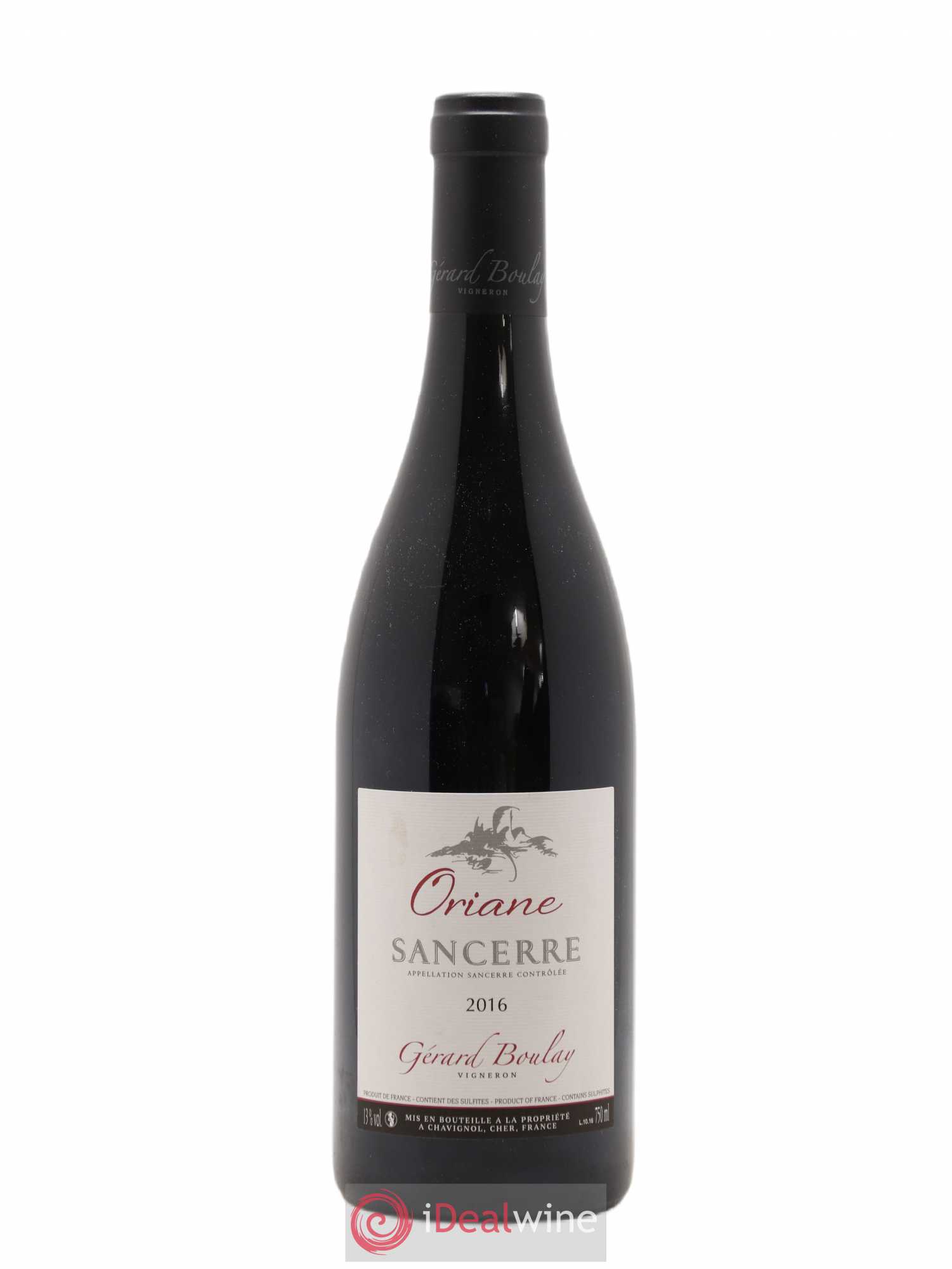 Sancerre Oriane Gérard Boulay (sans prix de réserve) 2016 - Lot de 1 bouteille - 0