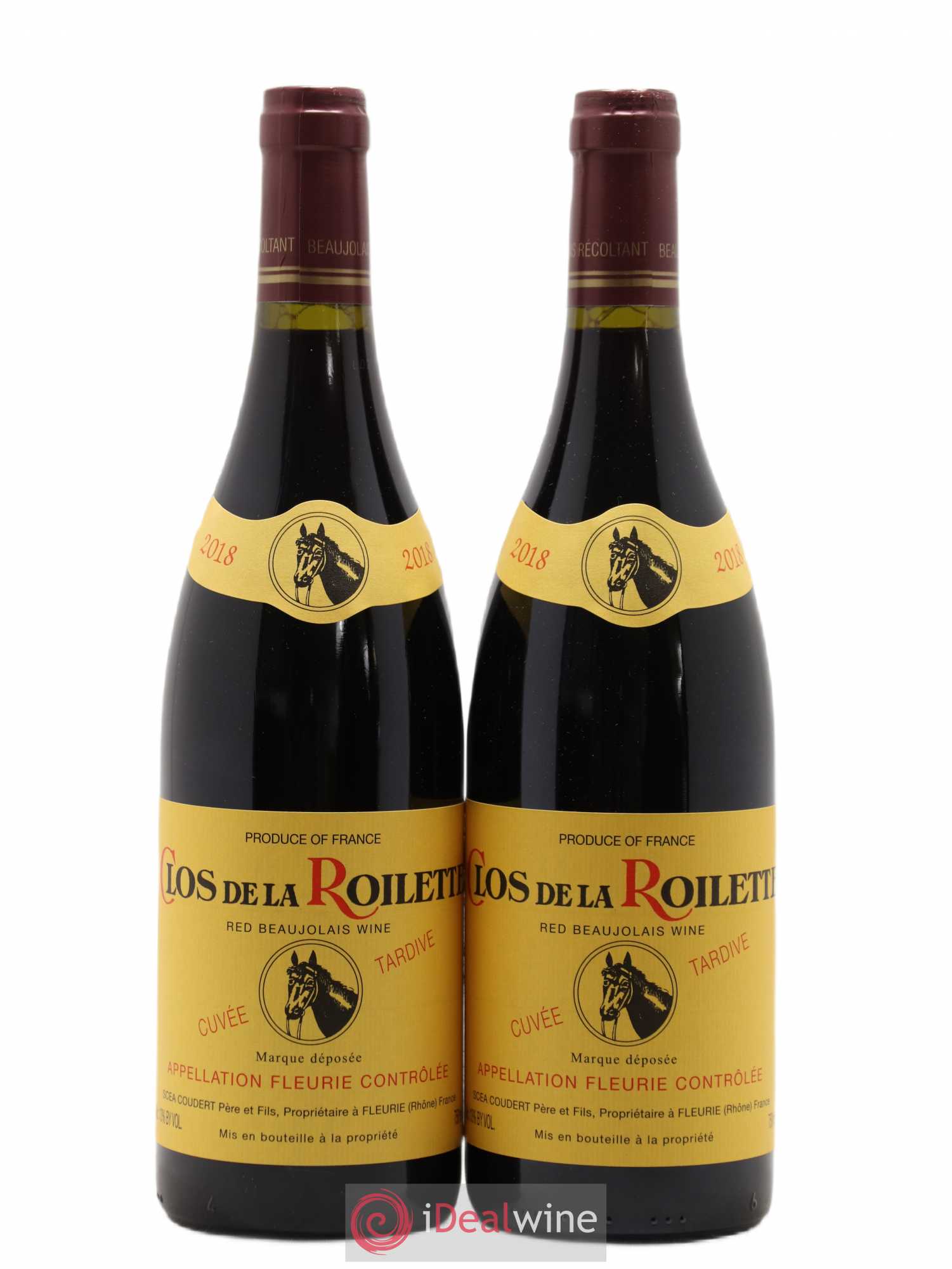 Fleurie Cuvée Tardive Clos de la Roilette 2018 - Lot de 2 bouteilles - 0