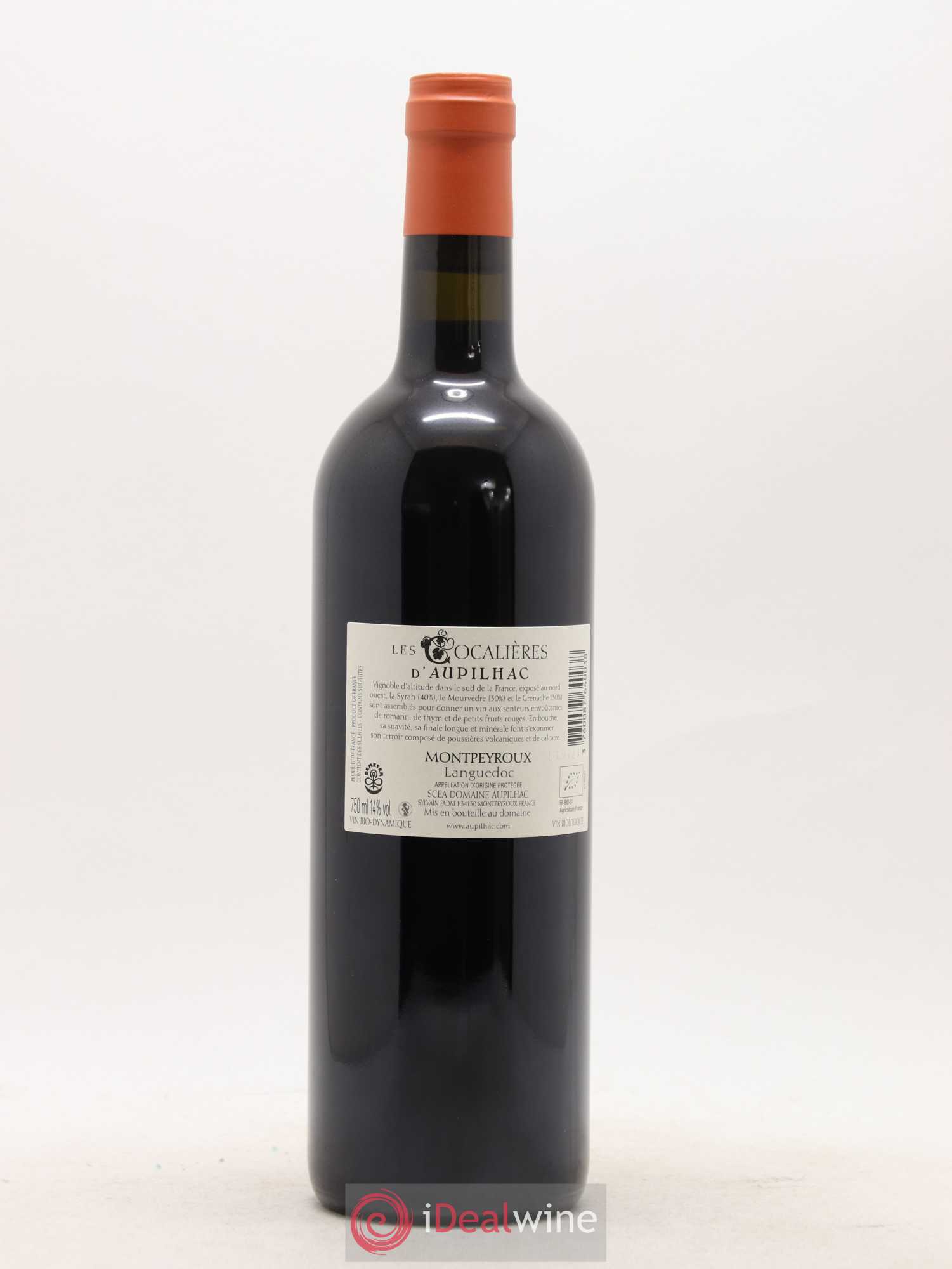 Languedoc Montpeyroux Aupilhac (Domaine d') Les Cocalières Sylvain Fadat (sans prix de réserve) 2018 - Lot de 1 bouteille - 1