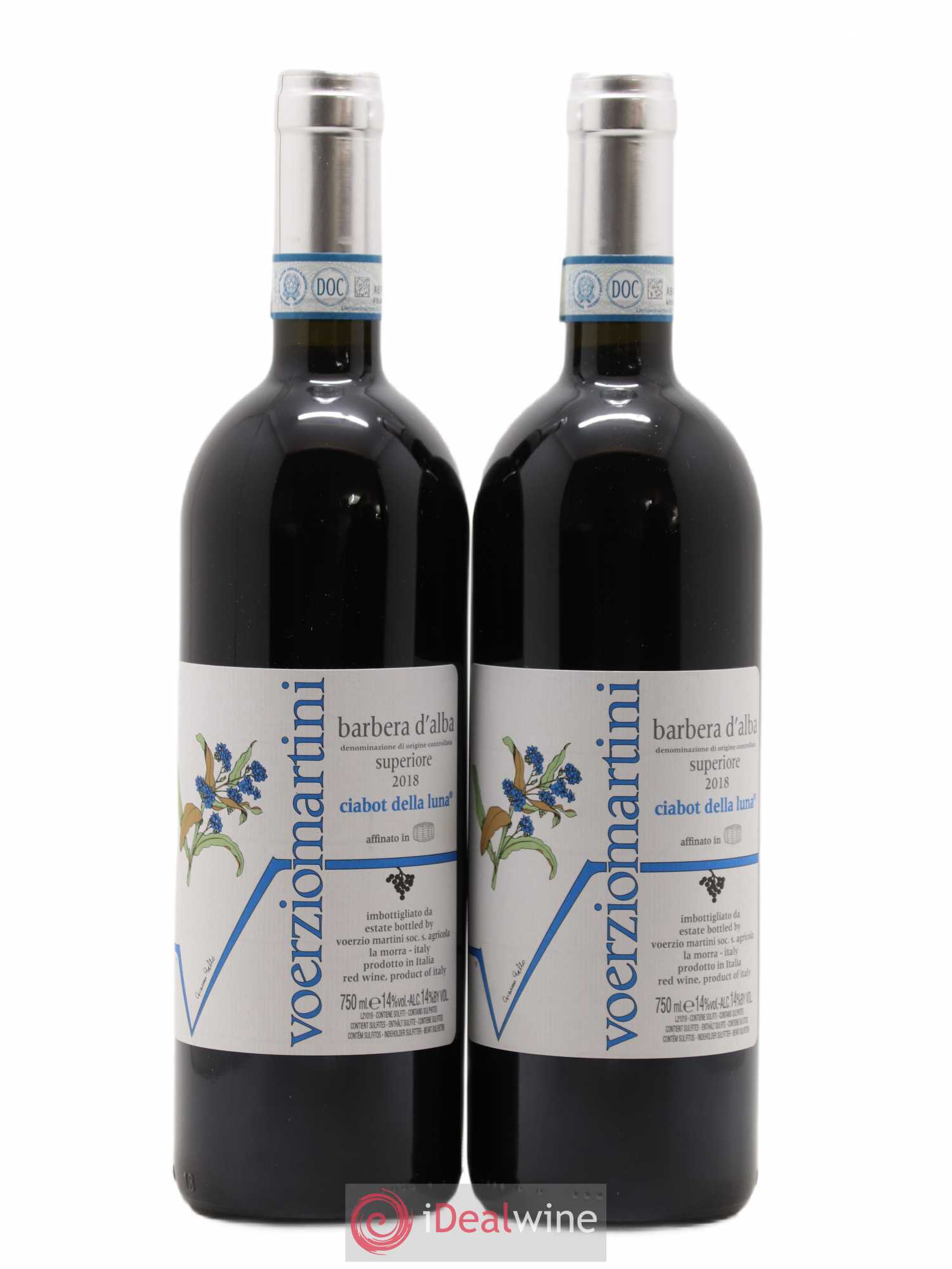 Barbera d'Alba DOC Superiore Ciabot della Luna Voerzio Martini 2018 - Posten von 2 Flaschen - 0