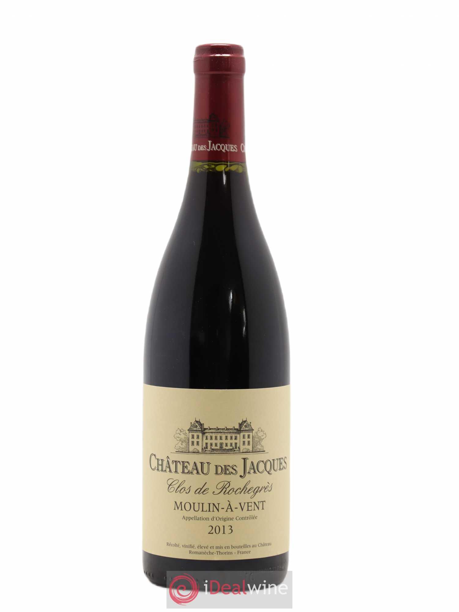 Moulin-à-Vent Clos de Rochegrès Château des Jacques 2013 - Lot de 1 bouteille - 0