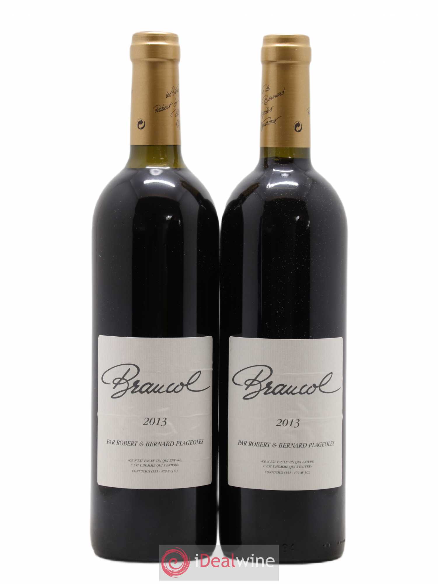 Gaillac Braucol Domaine Plageoles (sans prix de réserve) 2013 - Posten von 2 Flaschen - 0