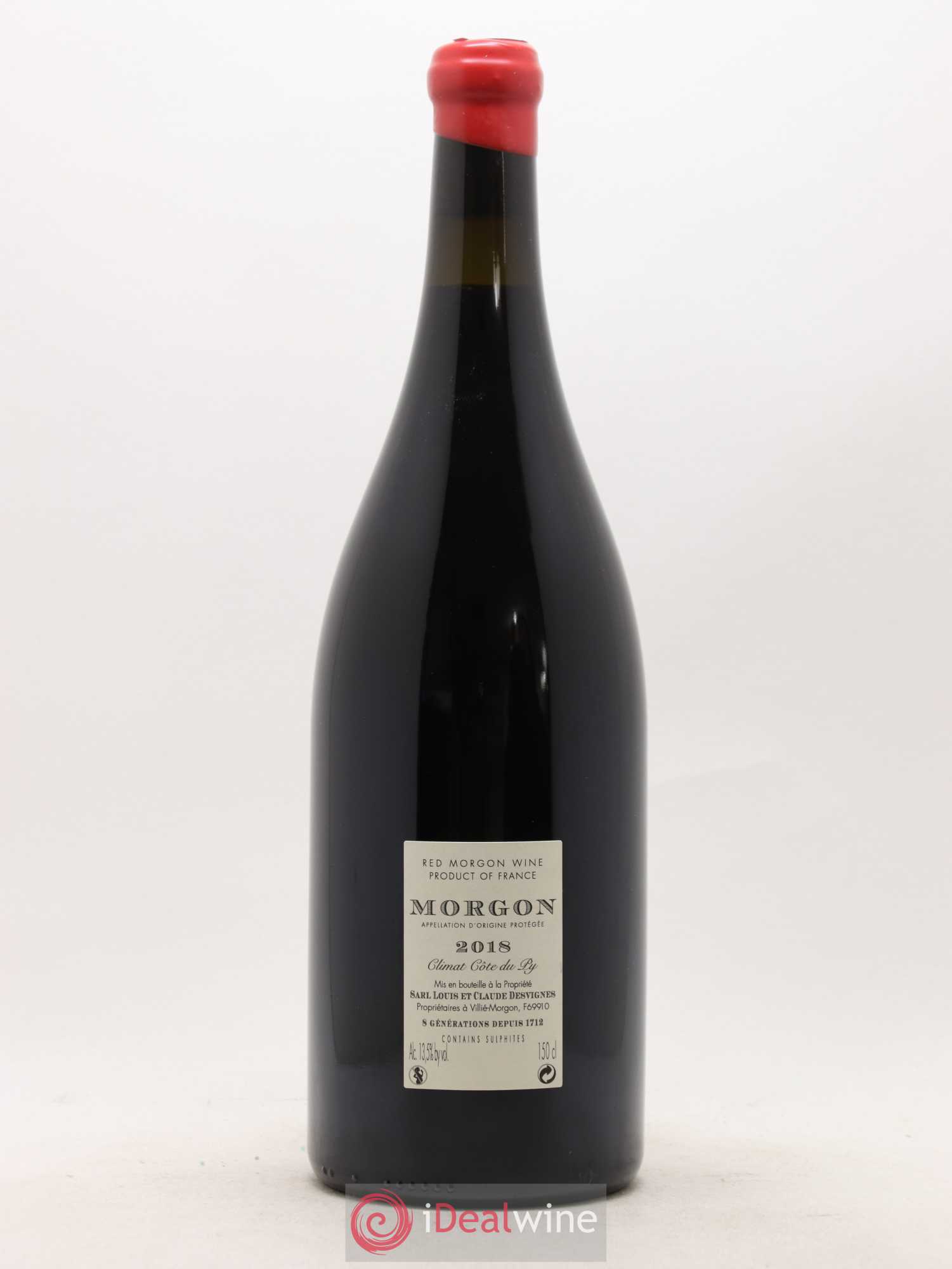 Morgon Côte de Py Javernières Louis-Claude Desvignes 2018 - Lot de 1 magnum - 1