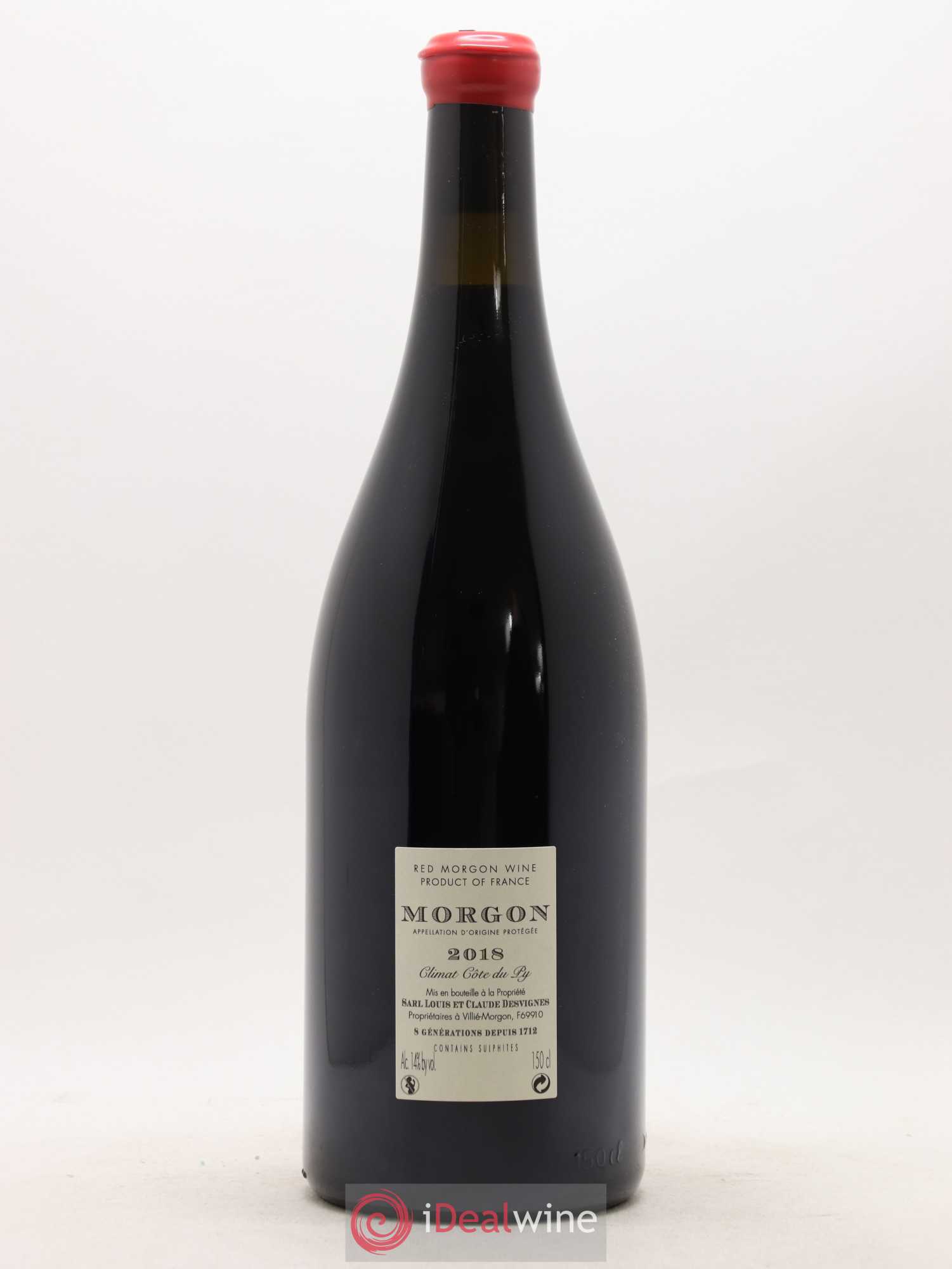 Morgon Côte du Py Louis-Claude Desvignes 2018 - Lot de 1 magnum - 1