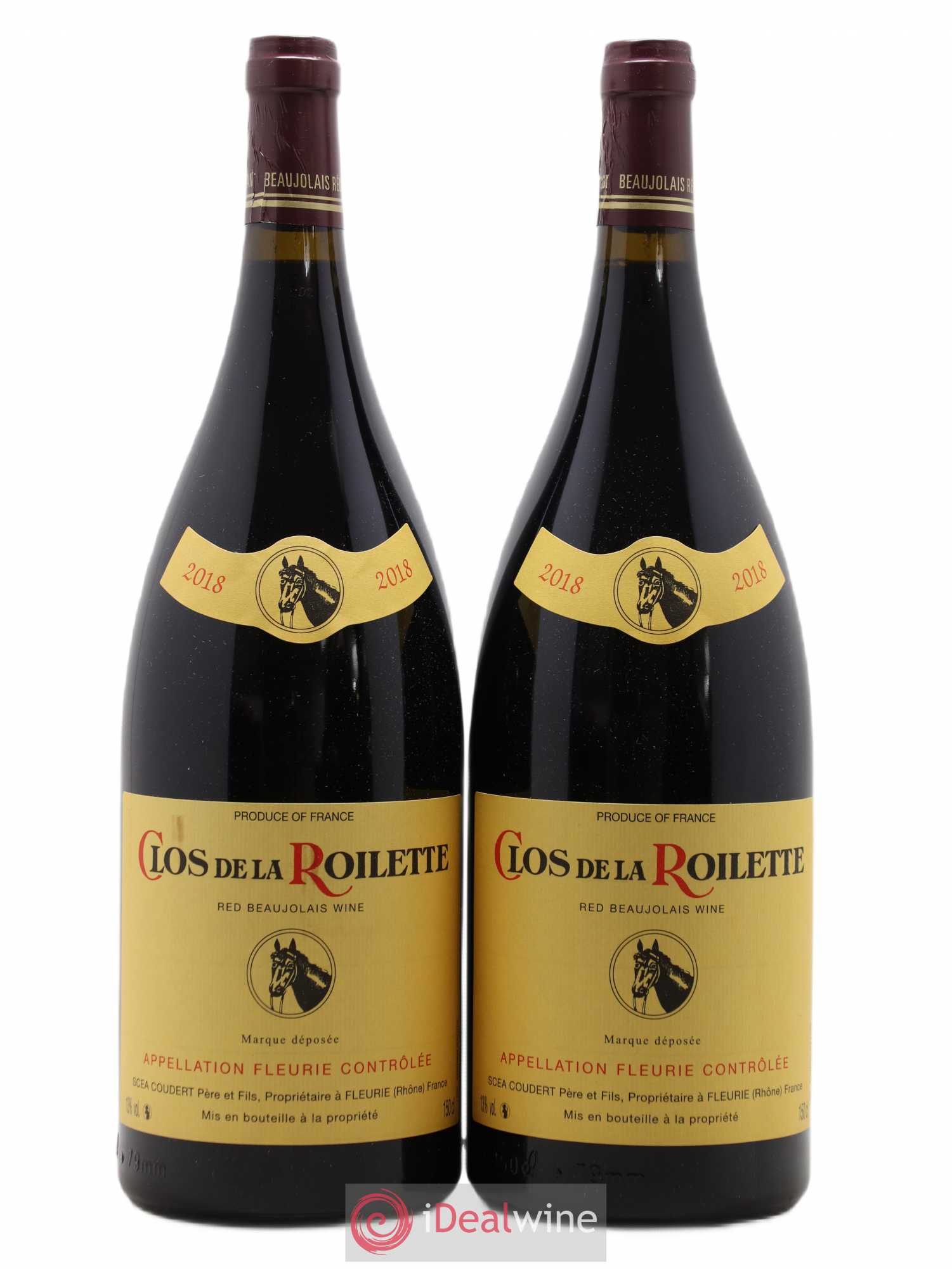Fleurie Clos de la Roilette 2018 - Lot de 2 magnums - 0