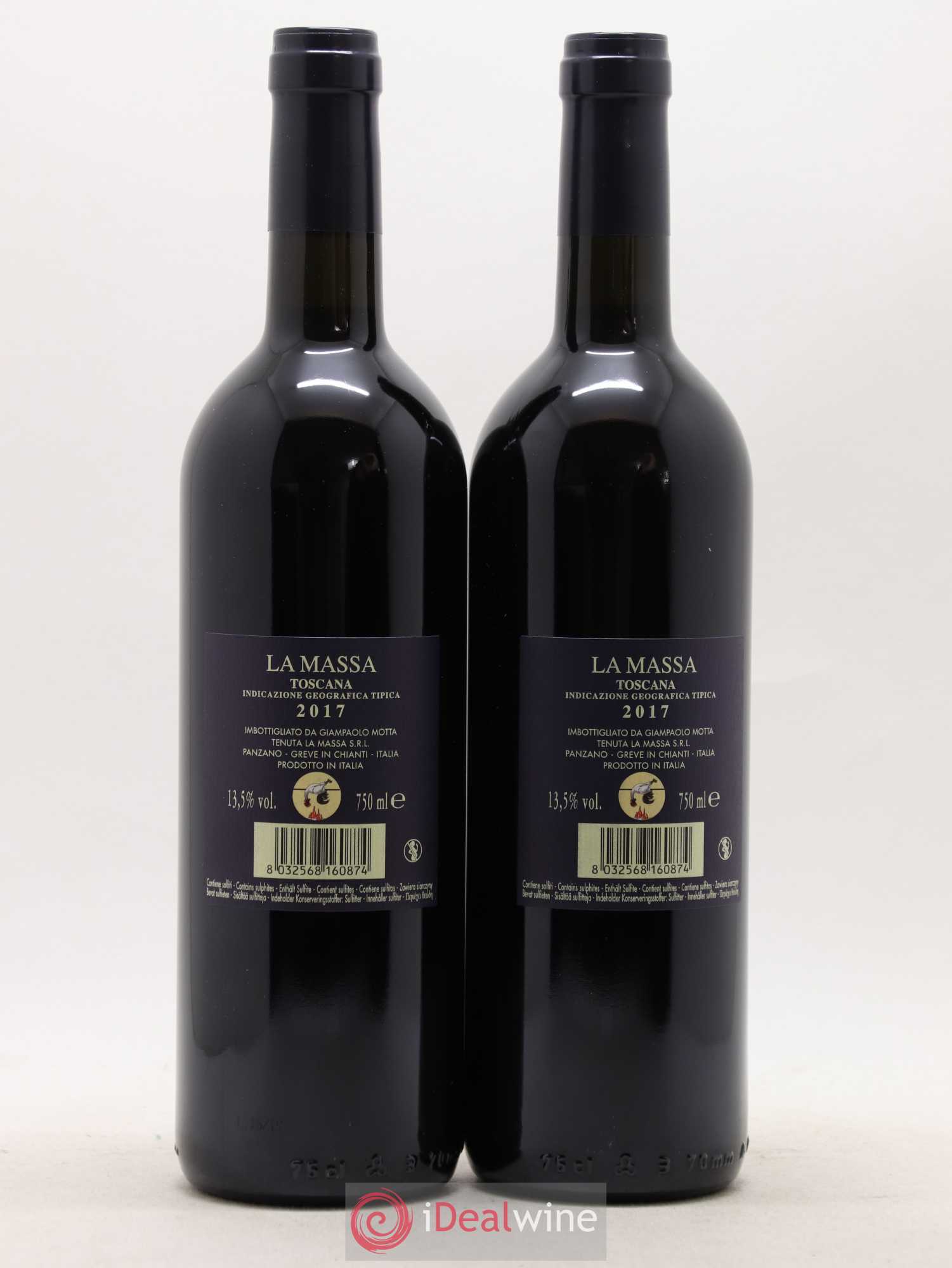 Toscana IGT La Massa 2017 - Lot de 2 bouteilles - 1