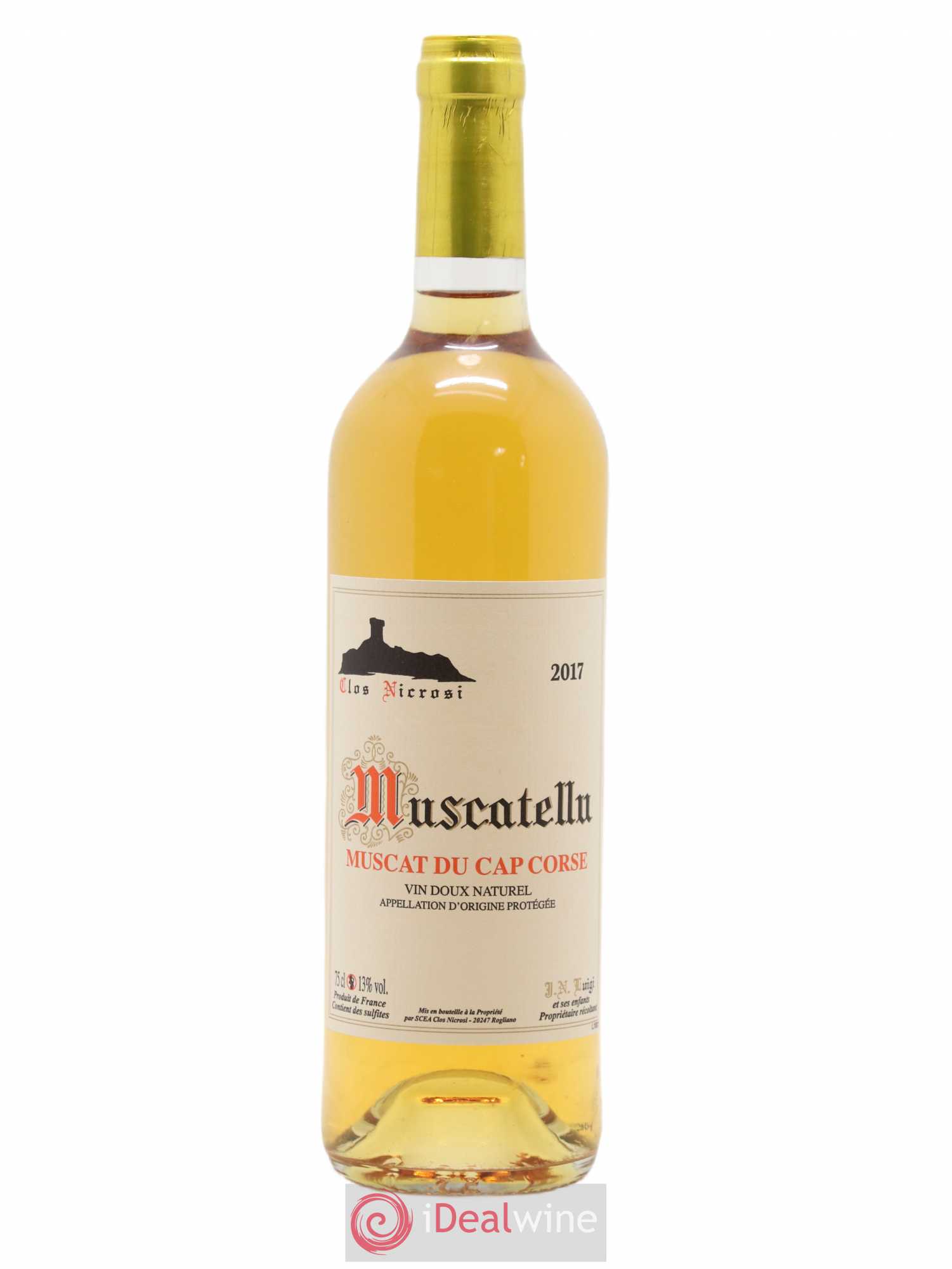 Muscat du Cap Corse Clos Nicrosi (sans prix de réserve) 2017 - Posten von 1 Flasche - 0