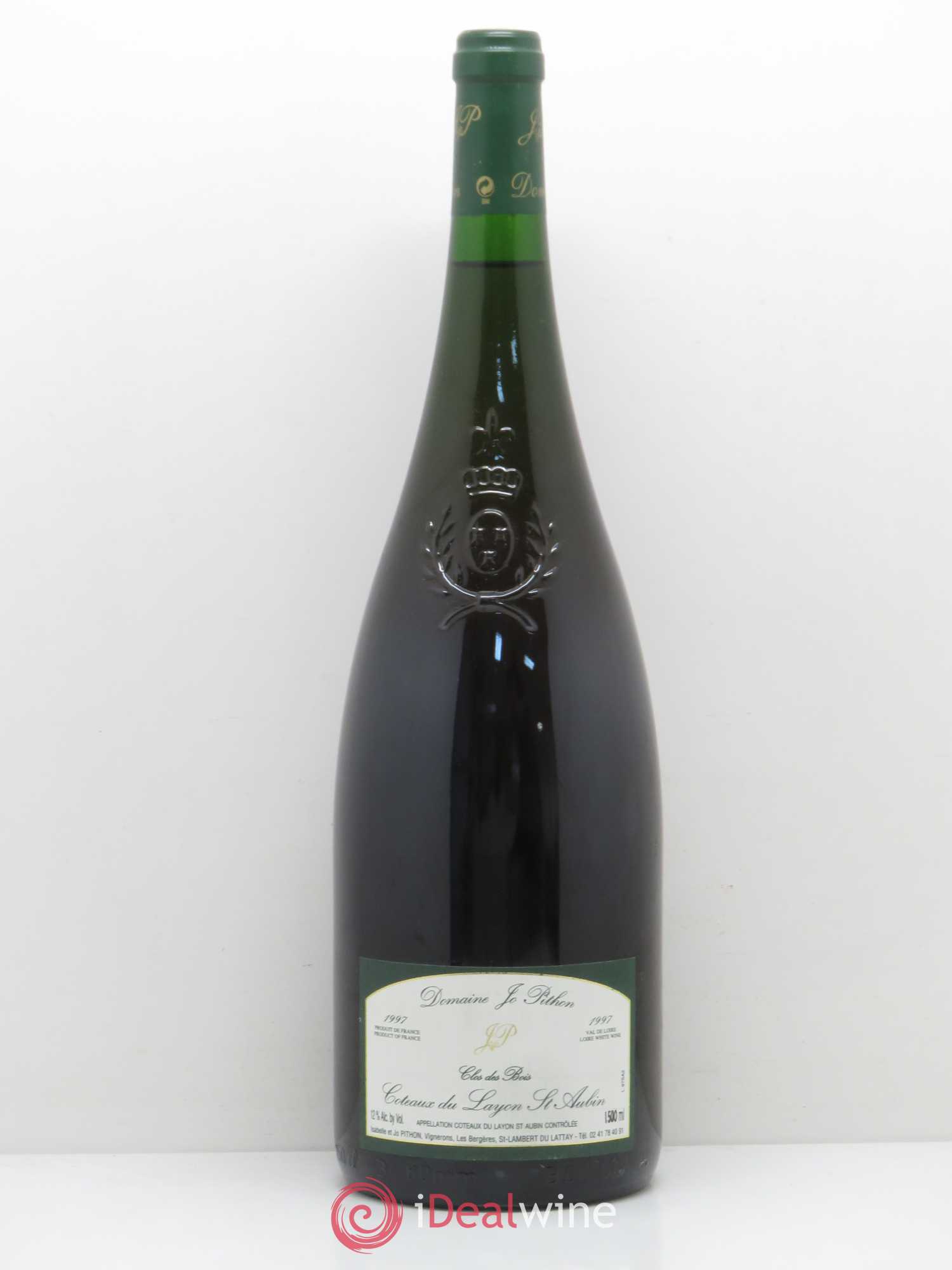 Coteaux du Layon Saint Aubin Clos des Bois Jo Pithon 1997 - Posten von 1 Magnum - 0