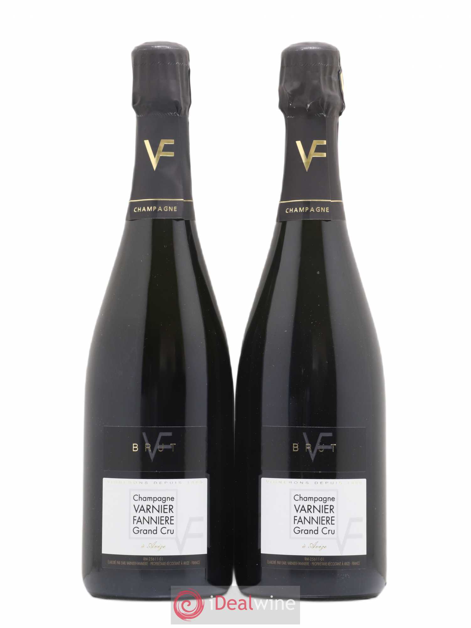 Champagne Brut Grand Cru Varnier-Fannière - Lot of 2 bottles - 0