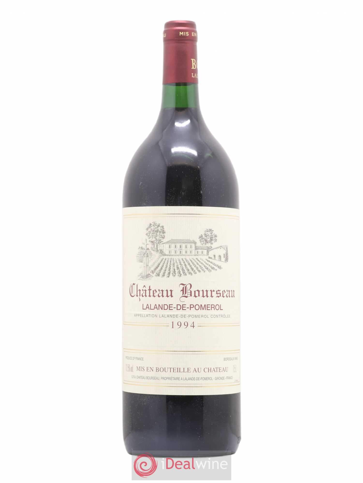 Lalande-de-Pomerol Château Bourseau (sans prix de réserve) 1994 - Posten von 1 Magnum - 0