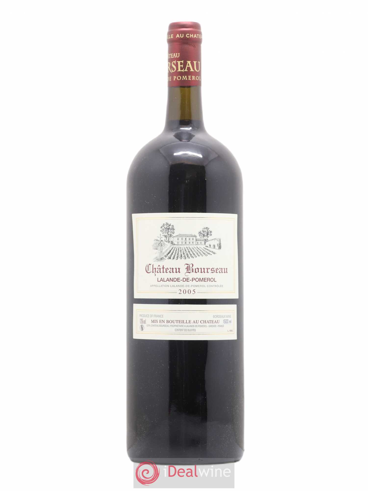 Lalande-de-Pomerol Château Bourseau (sans prix de réserve) 2005 - Posten von 1 Magnum - 0