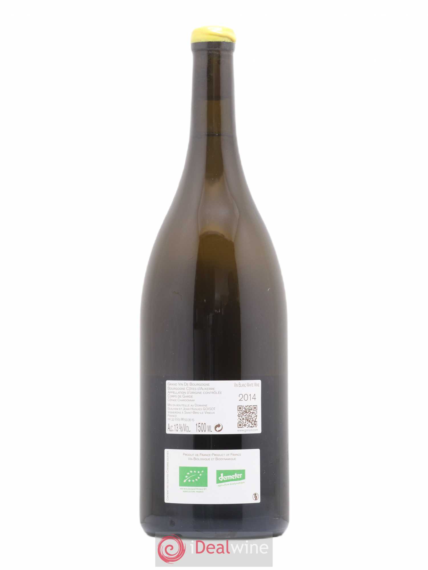 Bourgogne Côtes d'Auxerre Corps de Garde Goisot 2014 - Lot de 1 magnum - 1