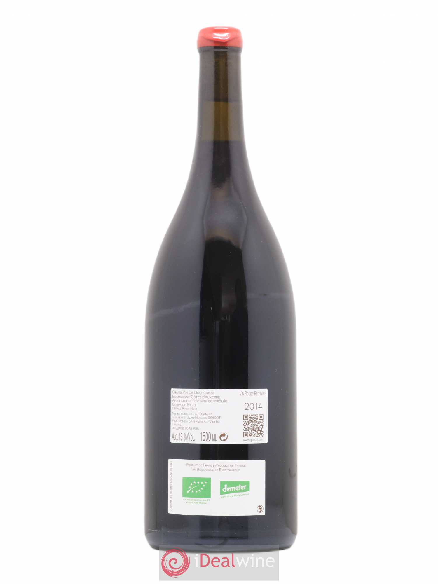 Bourgogne Côtes d'Auxerre Corps de Garde Goisot 2014 - Lot de 1 magnum - 1