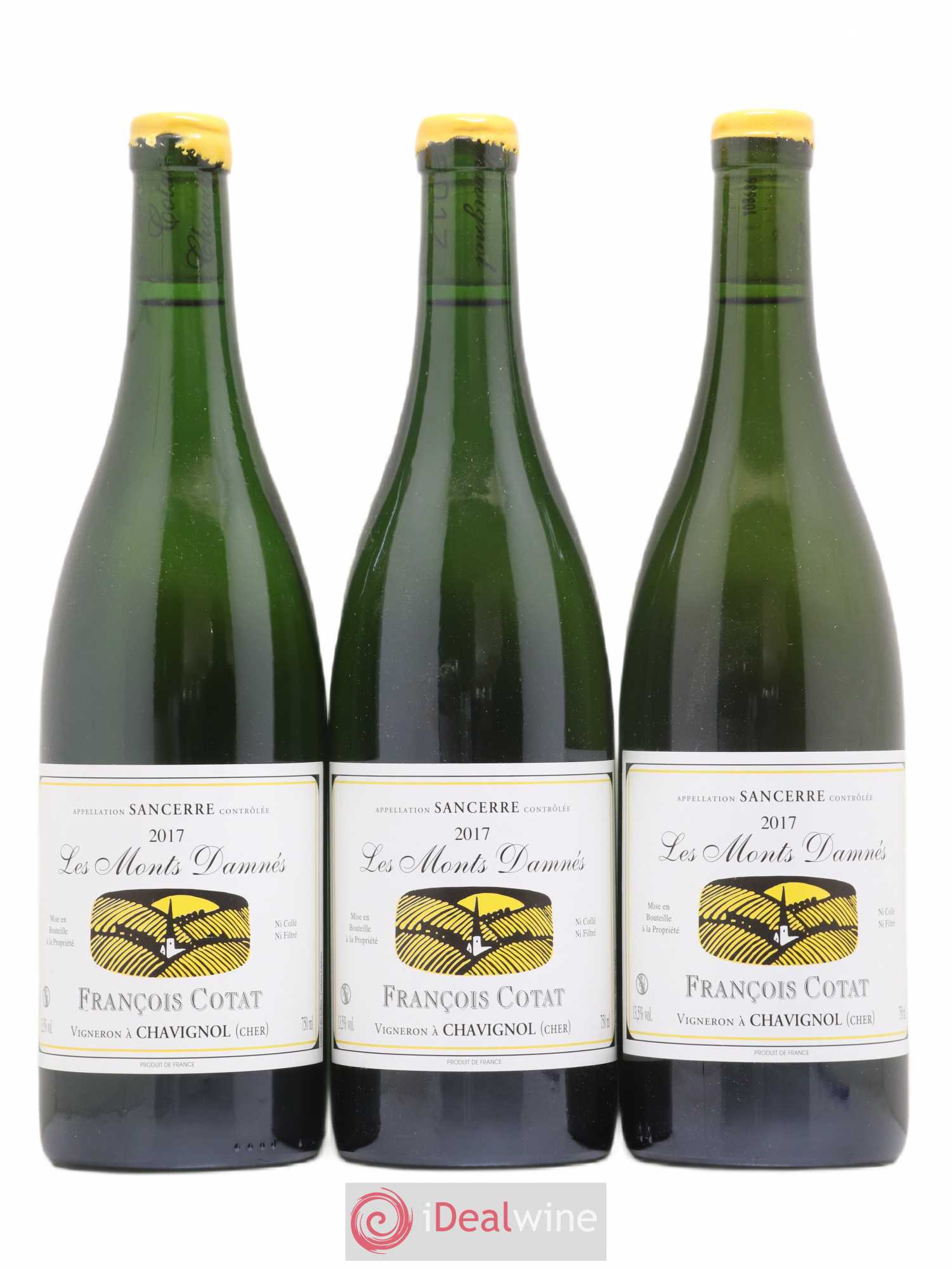 Sancerre Les Monts Damnés François Cotat 2017 - Lot de 3 bouteilles - 0