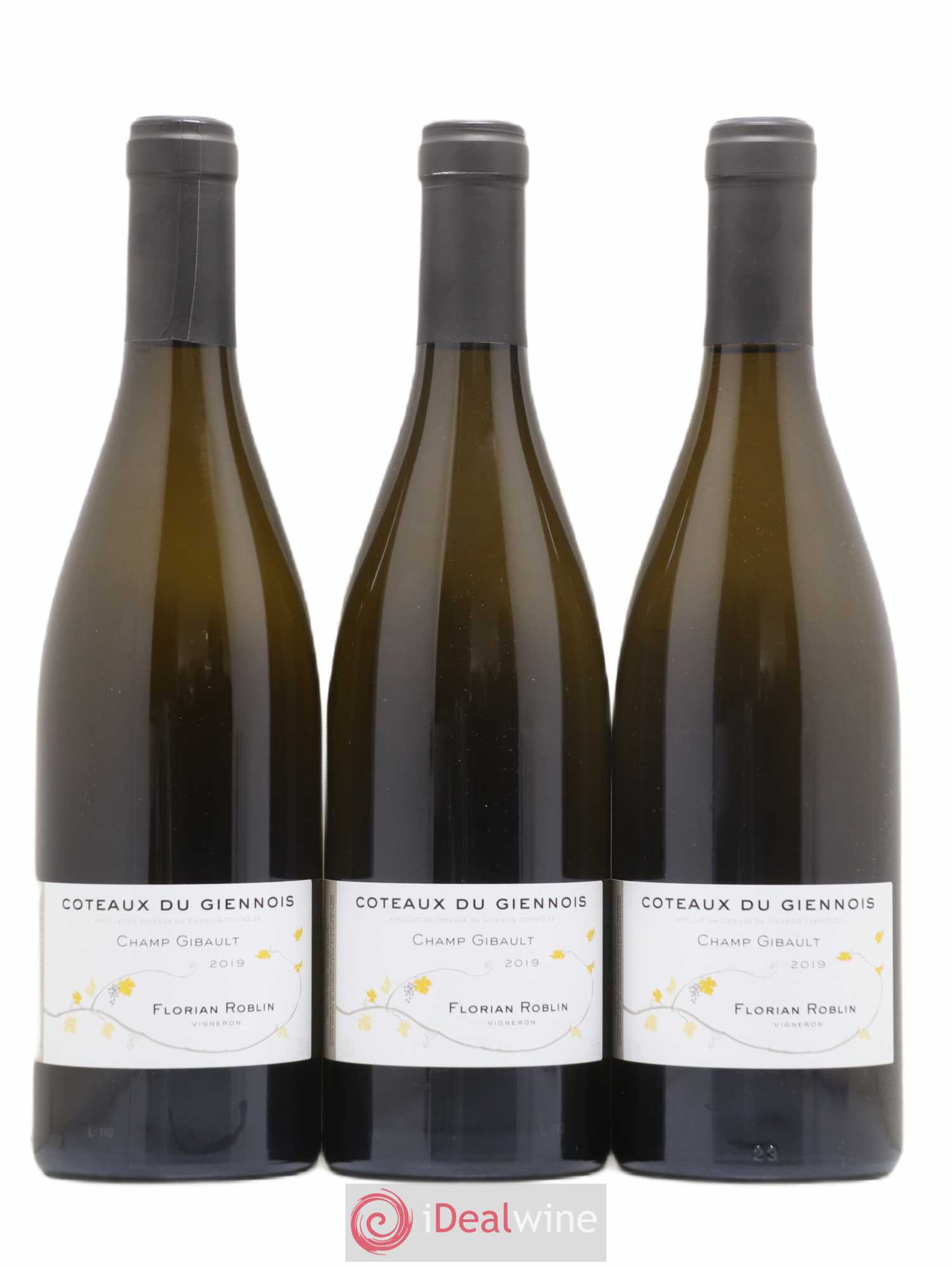 Val de Loire Coteaux Du Giennois Champ Gibault Florian Roblin (sans prix de réserve) 2019 - Posten von 3 Flaschen - 0