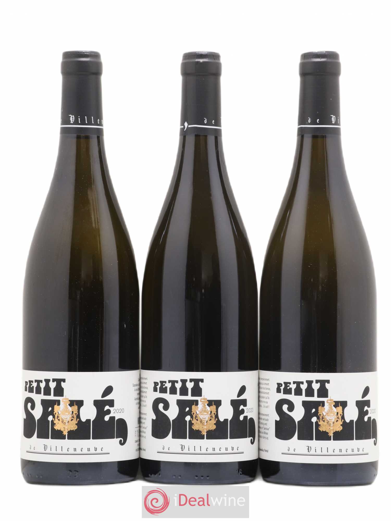 Bouches du Rhône Château de Roquefort Petit Salé Monblanc (sans prix de réserve) 2020 - Lotto di 3 bottiglie - 0