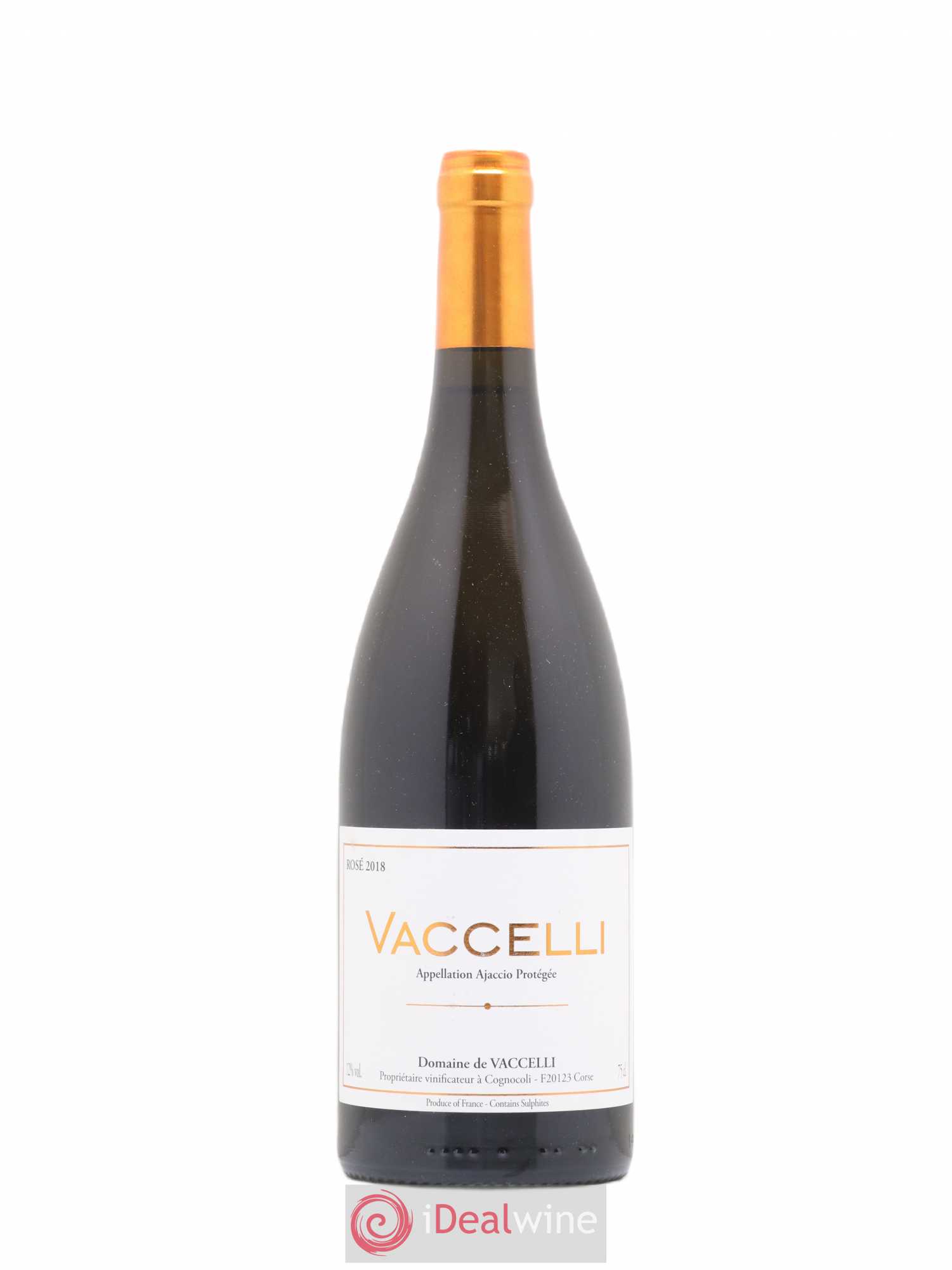 Ajaccio Tradition Vaccelli (sans prix de réserve) 2018 - Lot de 1 bouteille - 0