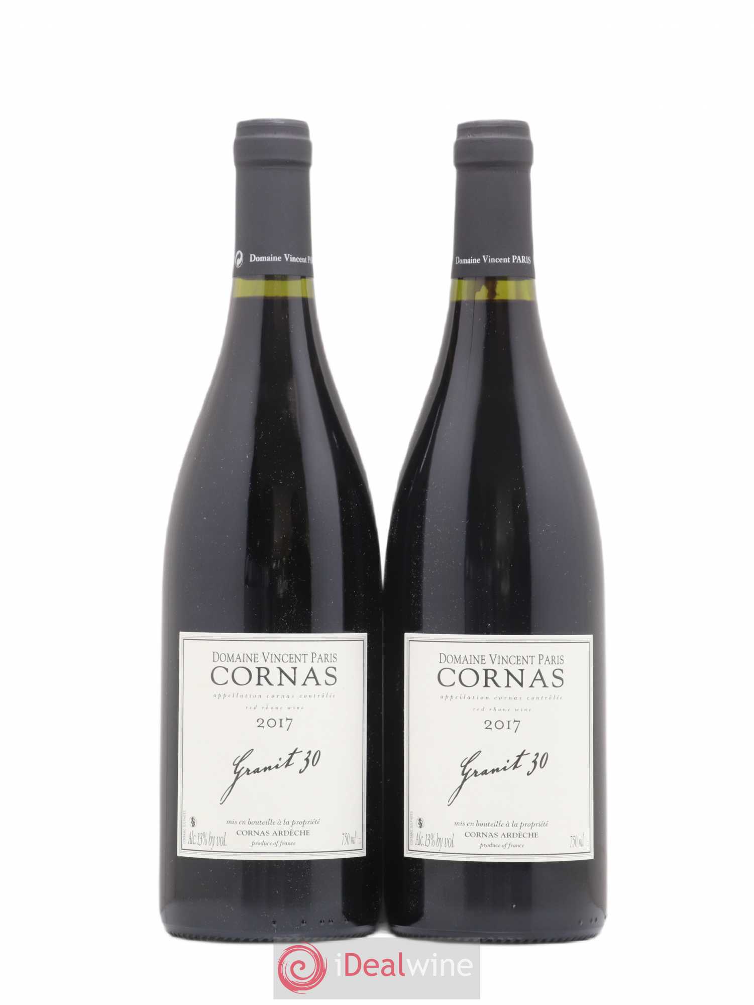 Cornas Granit 30 Vincent Paris 2017 - Lot de 2 bouteilles - 0