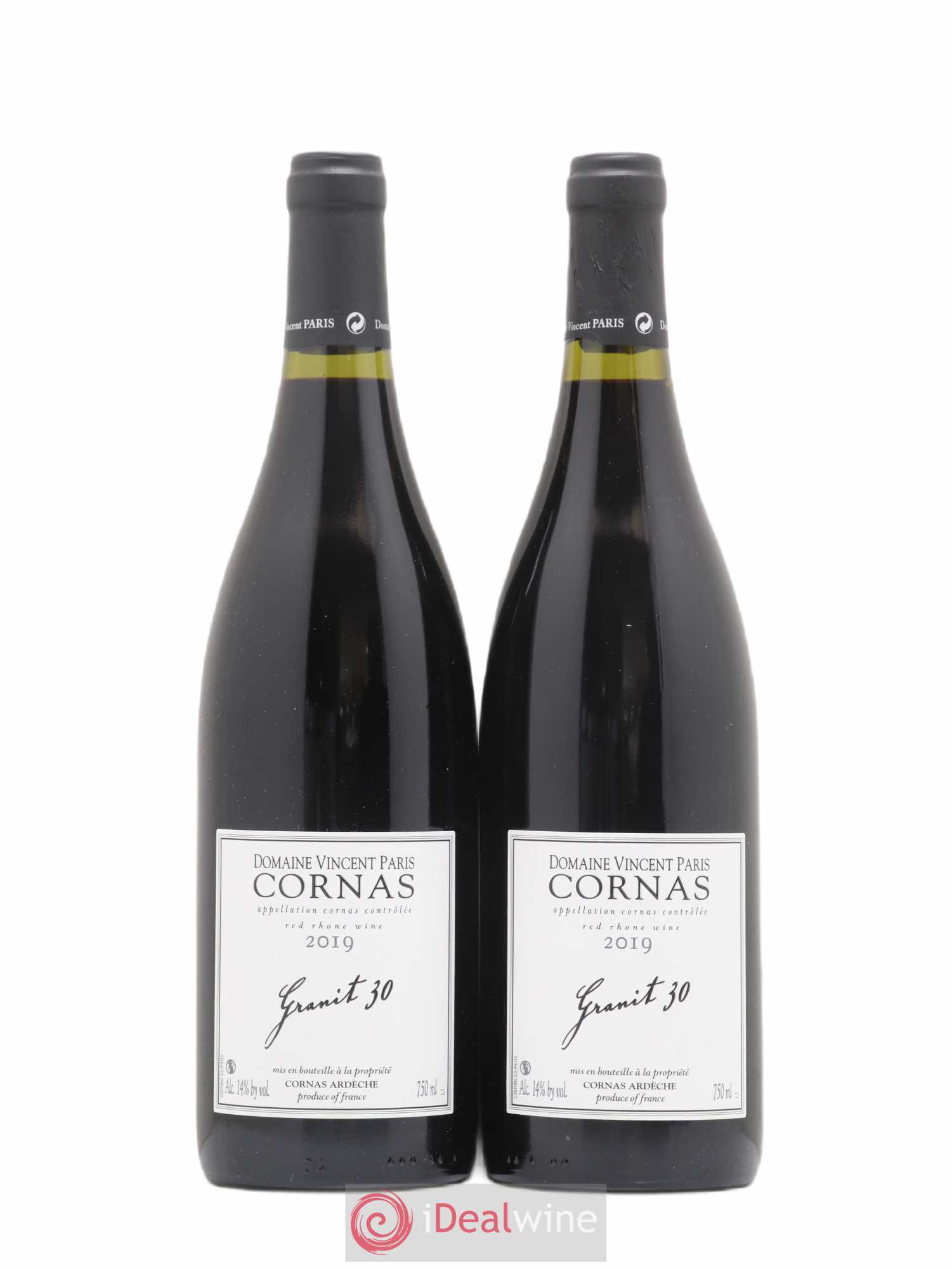 Cornas Granit 30 Vincent Paris 2019 - Lot de 2 bouteilles - 0