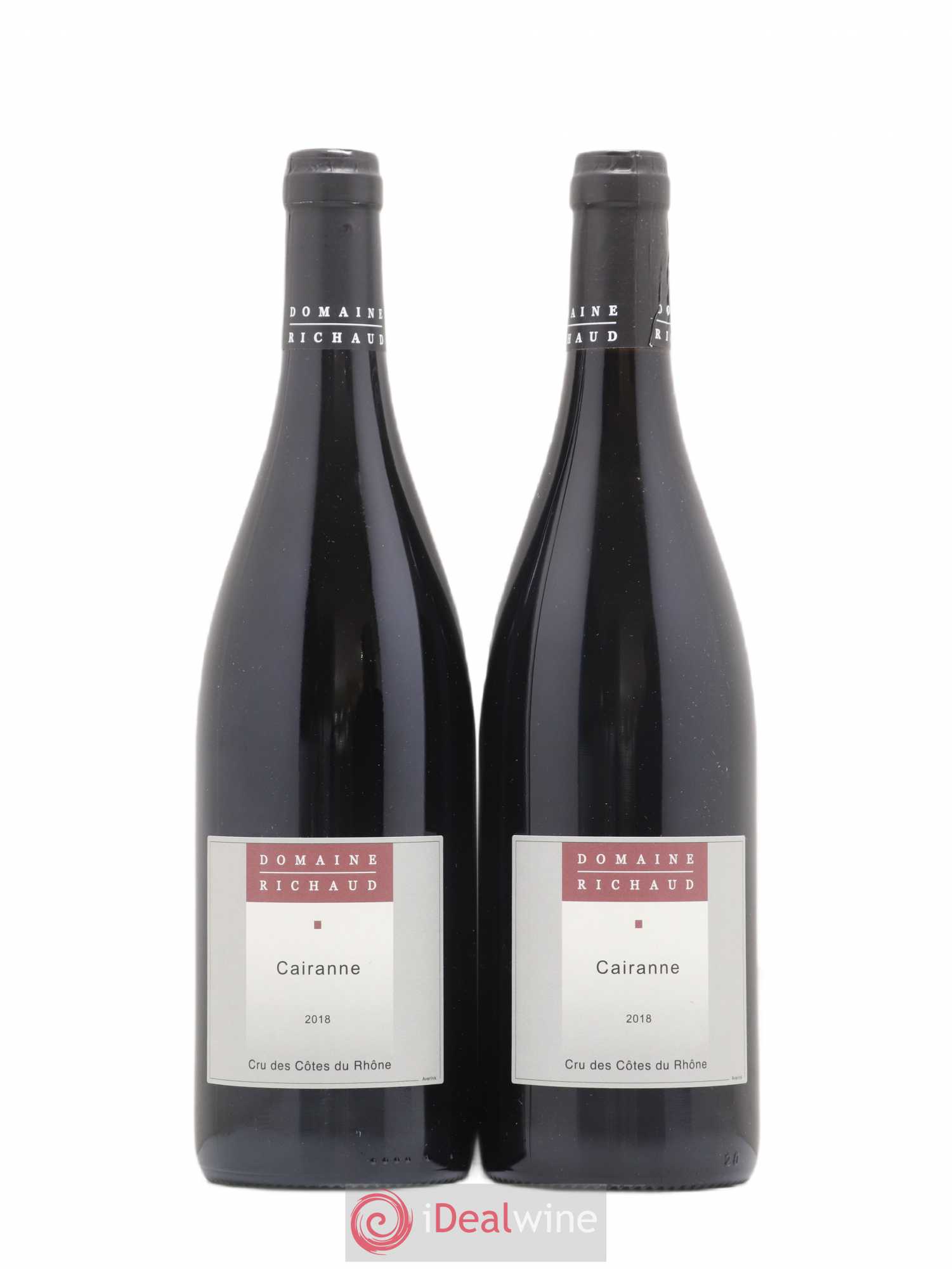 Cairanne Marcel Richaud (sans prix de réserve) 2018 - Lot de 2 bouteilles - 0