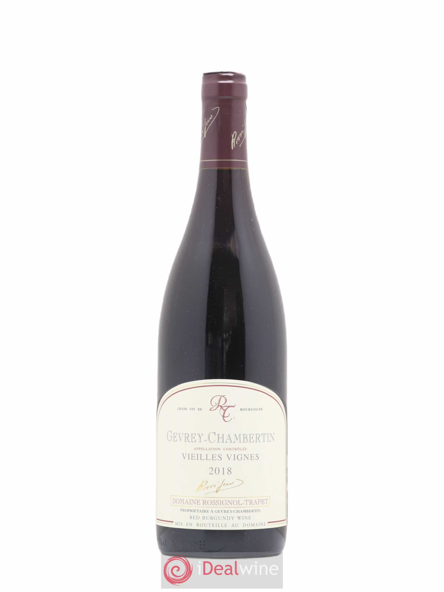 Gevrey-Chambertin Vieilles vignes Rossignol-Trapet (Domaine) 2018 - Lot de 1 bouteille - 0