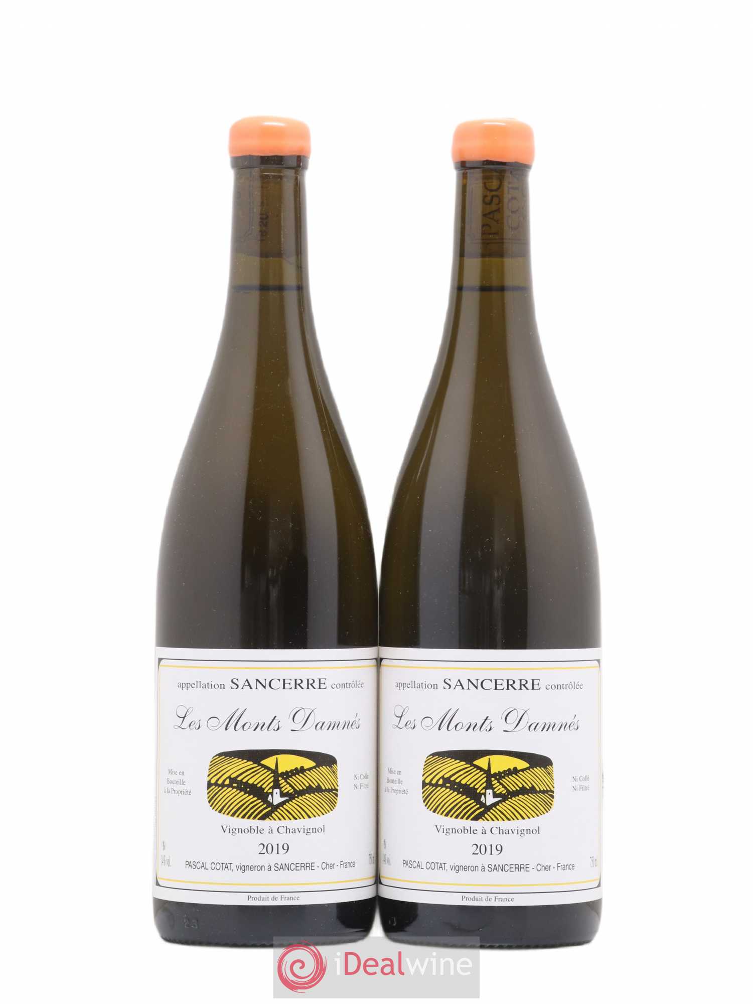Sancerre Les Monts Damnés Pascal Cotat 2019 - Lot de 2 bouteilles - 0