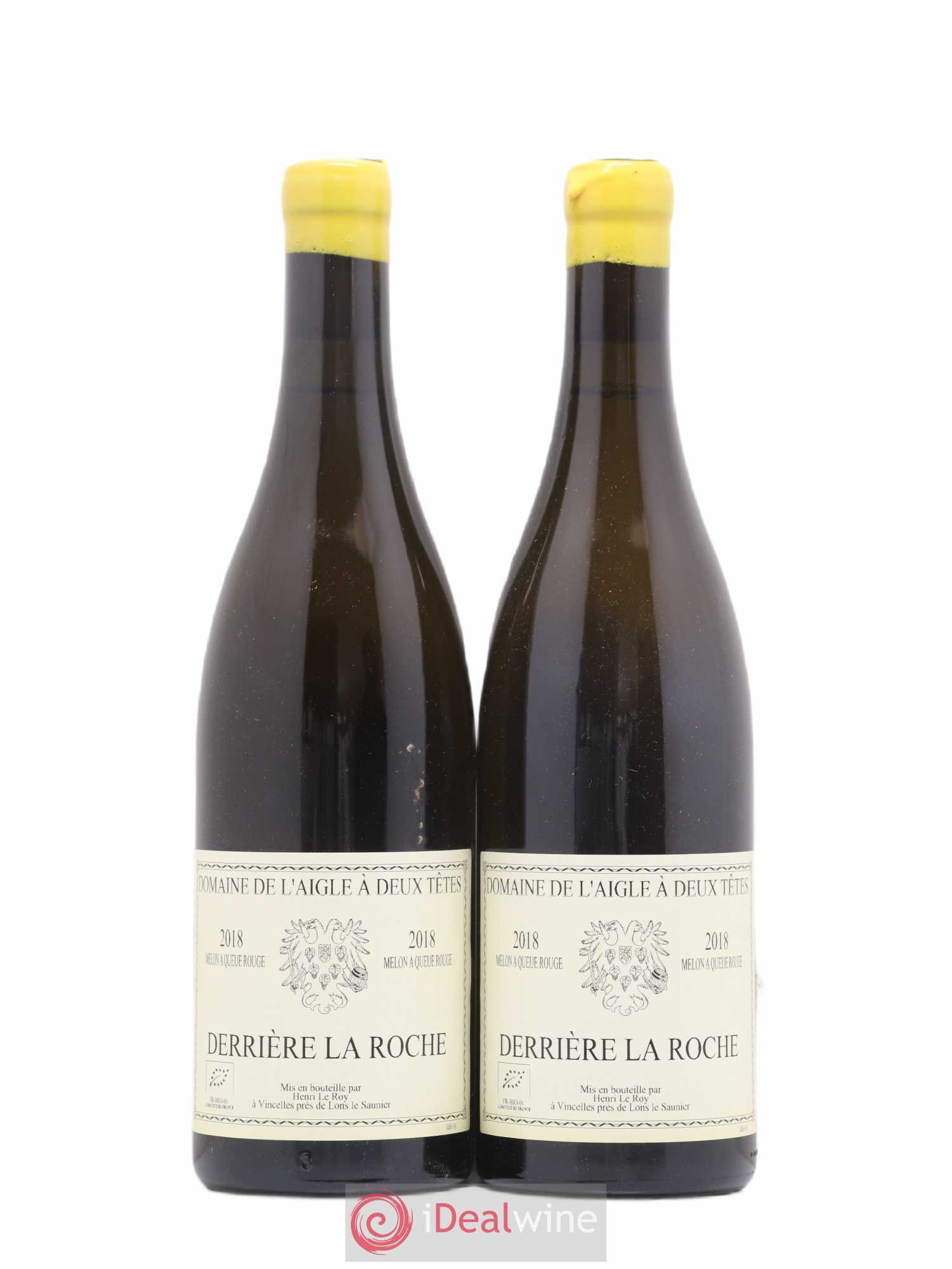Côtes du Jura Derriere La Roche L'Aigle À Deux Têtes 2018 - Posten von 2 Flaschen - 0