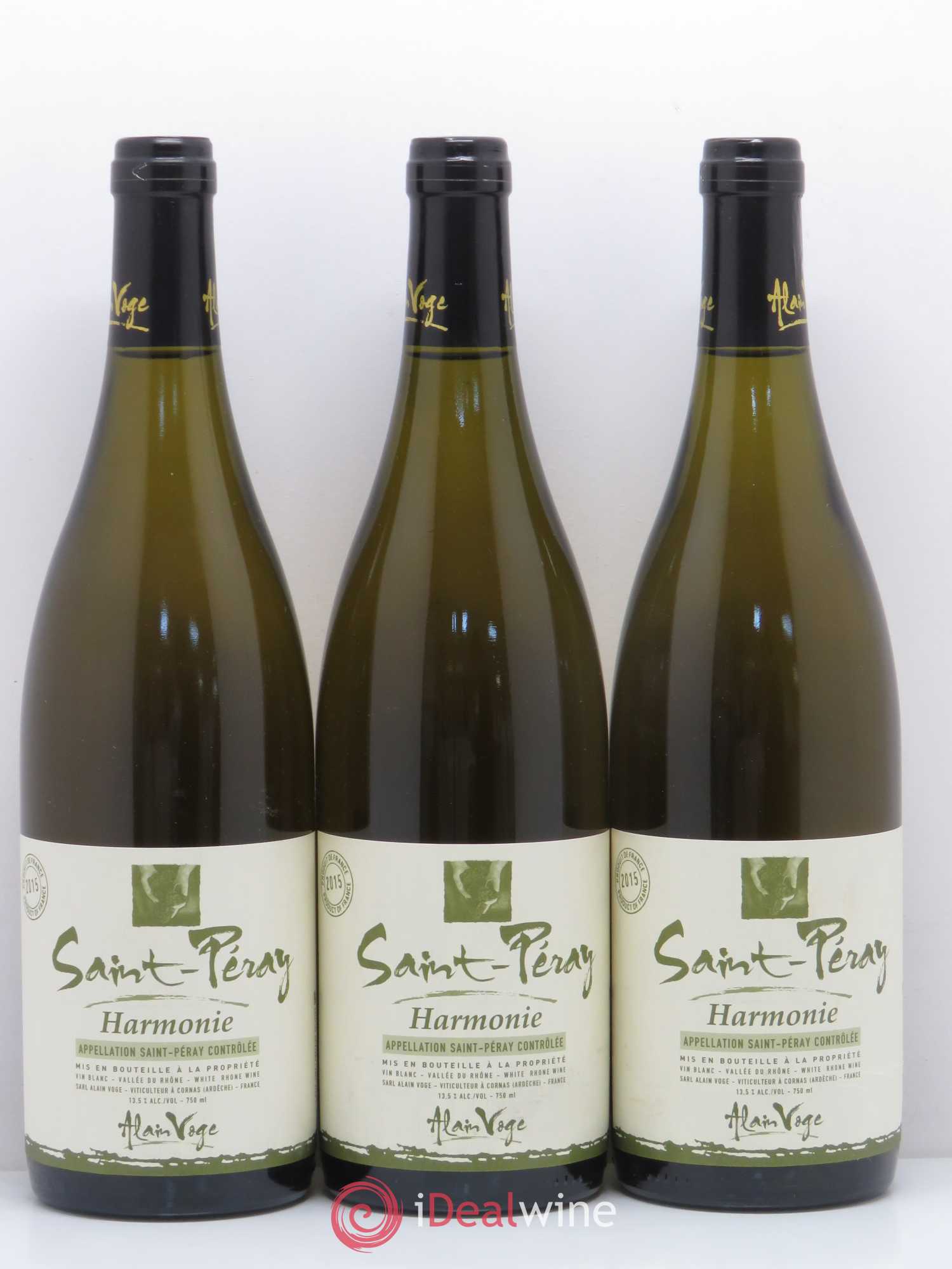 Saint-Péray Harmonie Alain Voge (Domaine) 2015 - Lot de 3 bouteilles - 0