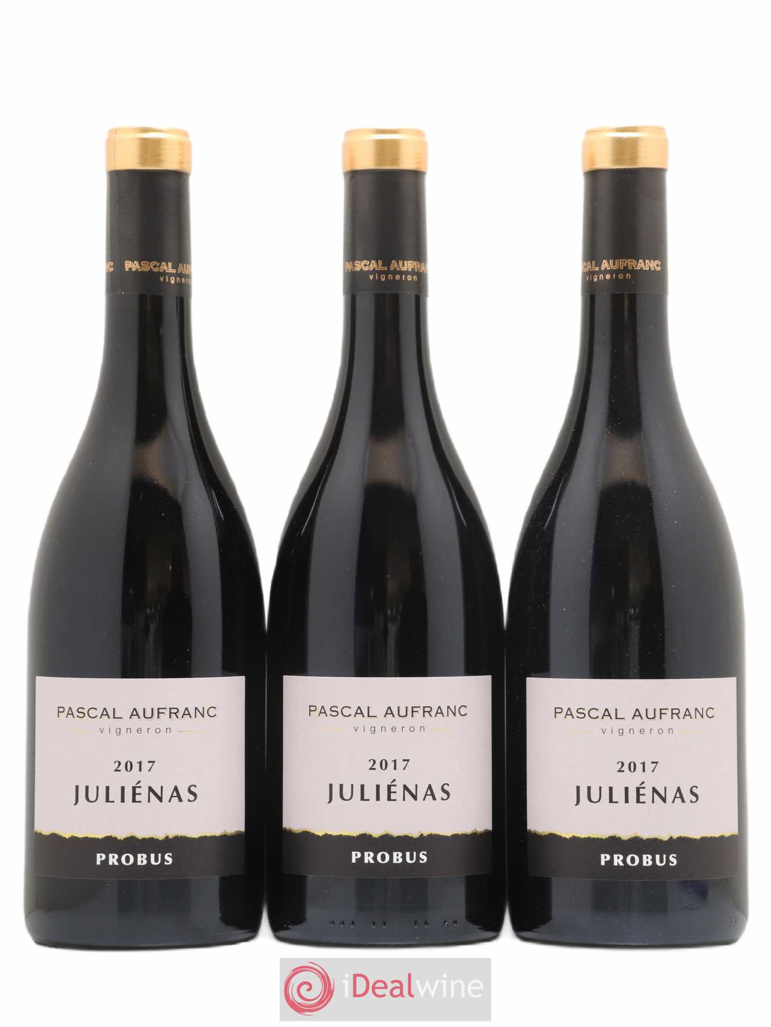 Juliénas Probus Pascal Aufranc (sans prix de réserve) 2017 - Lot de 3 bouteilles - 0