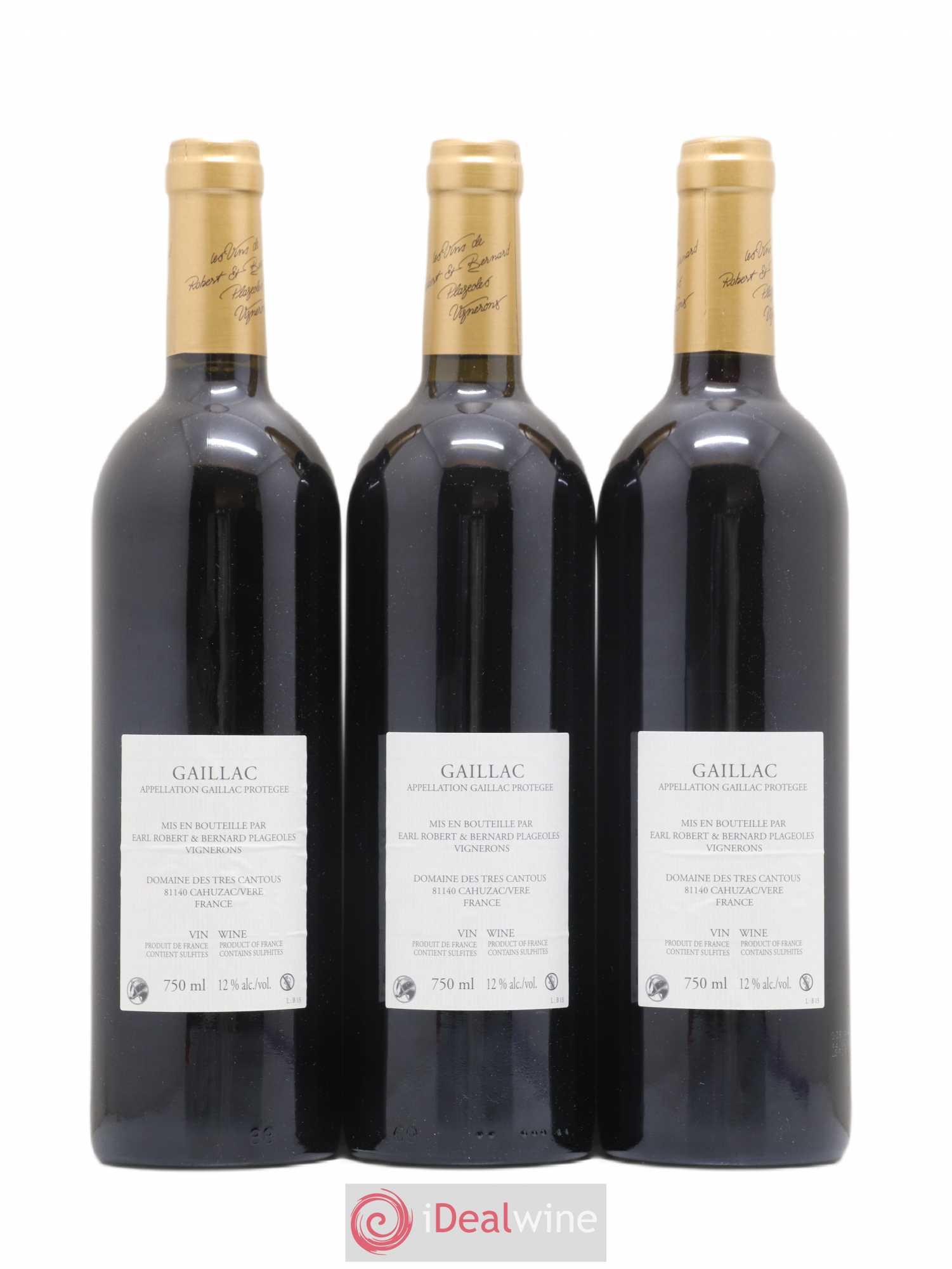Gaillac Braucoul Domaine Plageoles (sans prix de réserve) 2013 - Posten von 3 Flaschen - 1