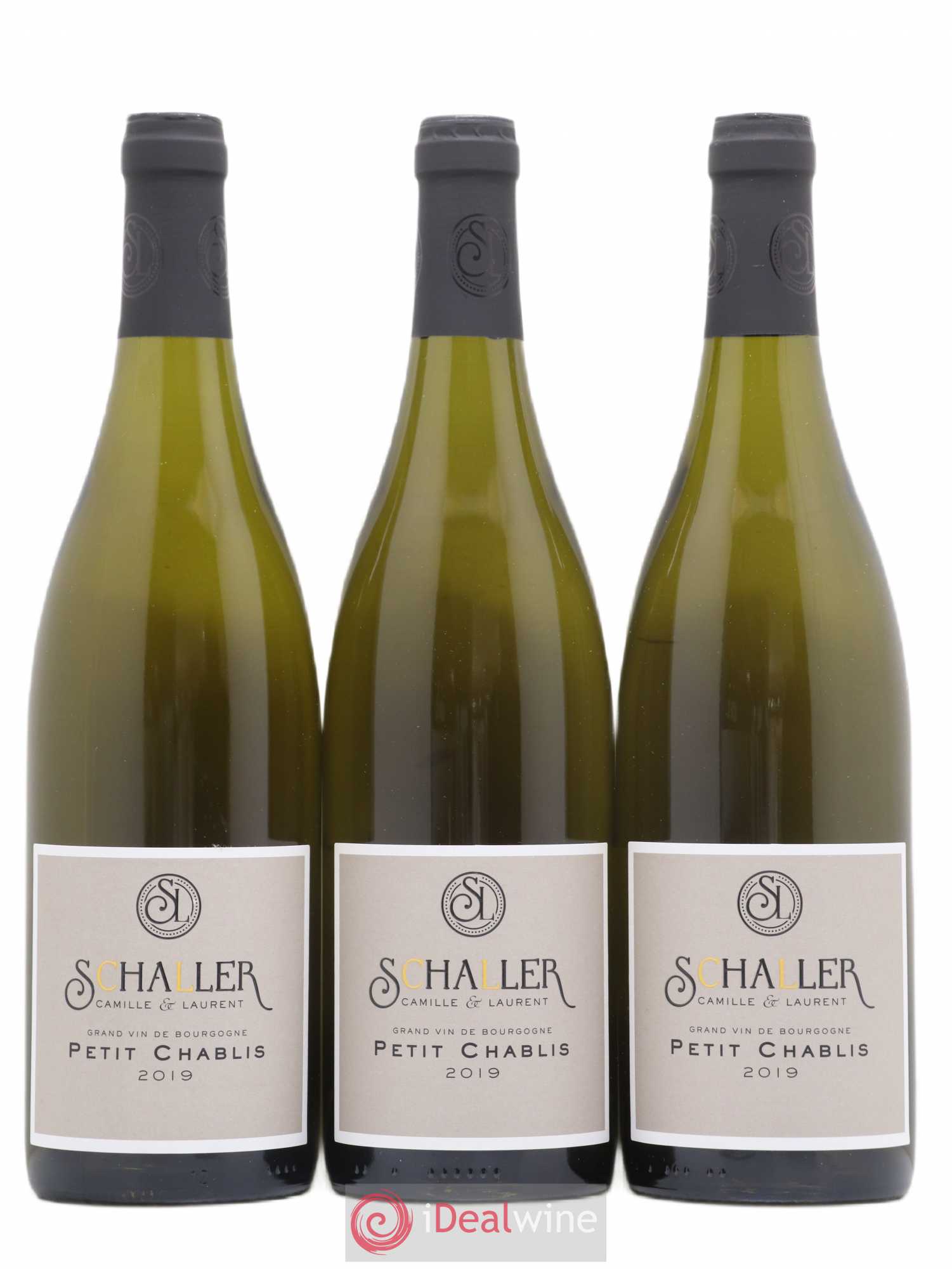 Petit Chablis Camille Et Laurent Schaller (sans prix de réserve) 2019 - Posten von 3 Flaschen - 0