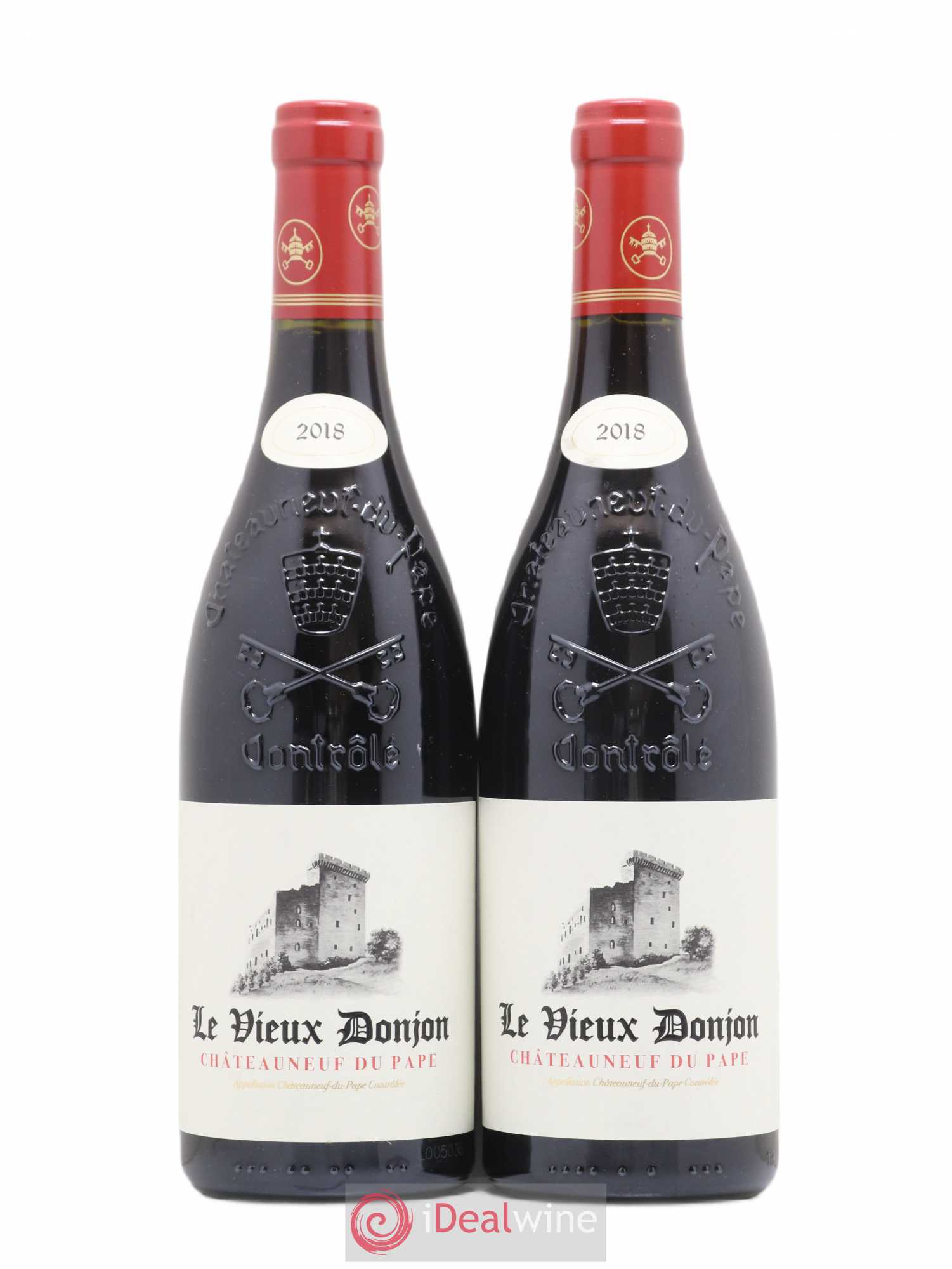 Châteauneuf-du-Pape Le Vieux Donjon Michel Lucien 2018 - Lot de 2 bouteilles - 0