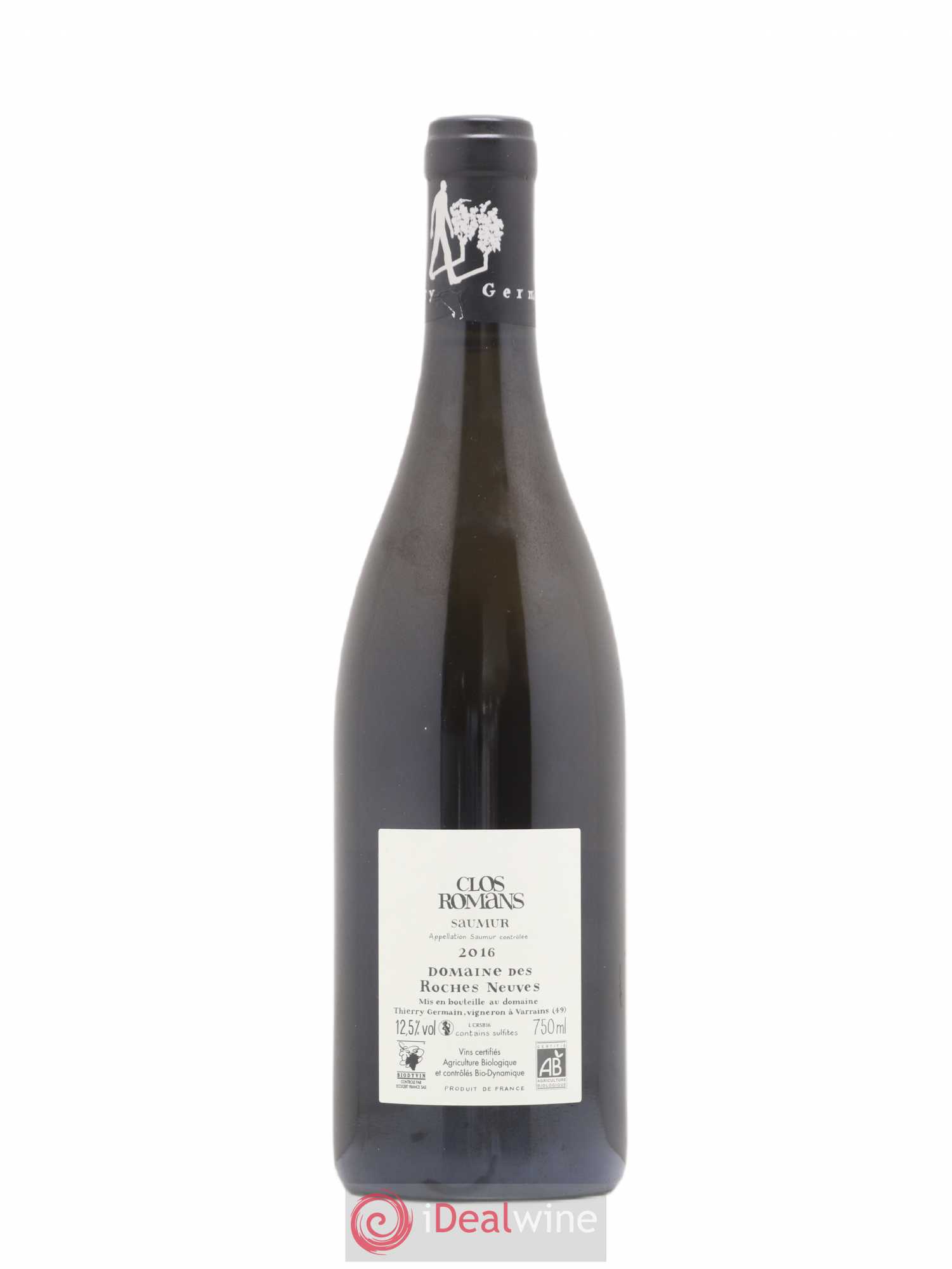Saumur Clos Romans Domaine des Roches Neuves - Thierry Germain 2016 - Lot de 1 bouteille - 1