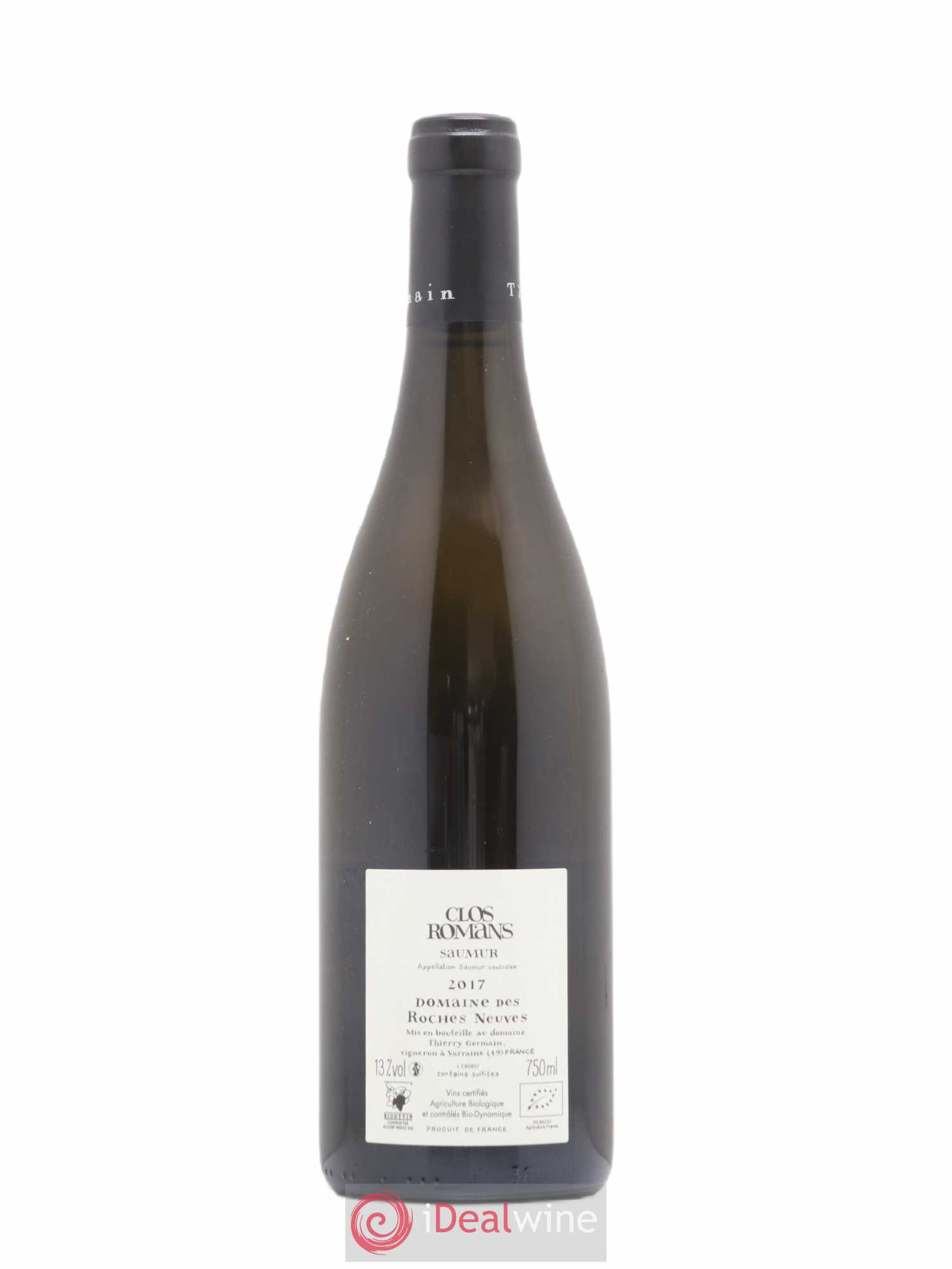 Saumur Clos Romans Domaine des Roches Neuves - Thierry Germain 2017 - Lot de 1 bouteille - 1