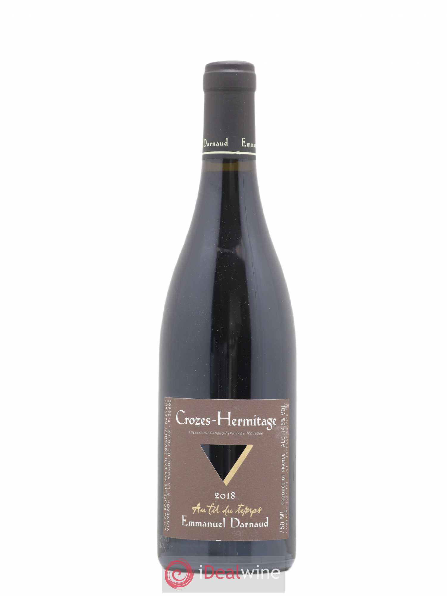 Crozes-Hermitage Au Fil Du Temps Emmanuel Darnaud 2018 - Lot de 1 bouteille - 0