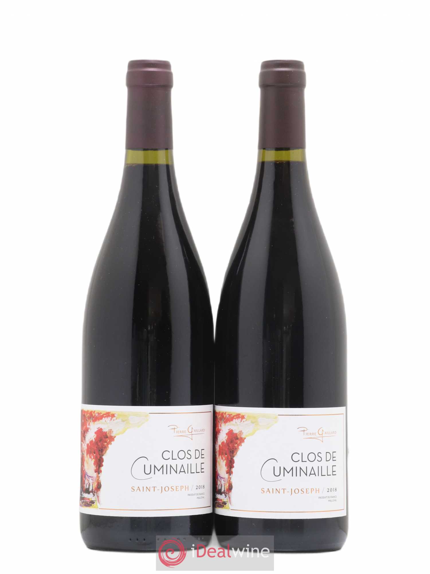 Saint-Joseph Clos de Cuminaille Pierre Gaillard 2018 - Lot de 2 bouteilles - 0