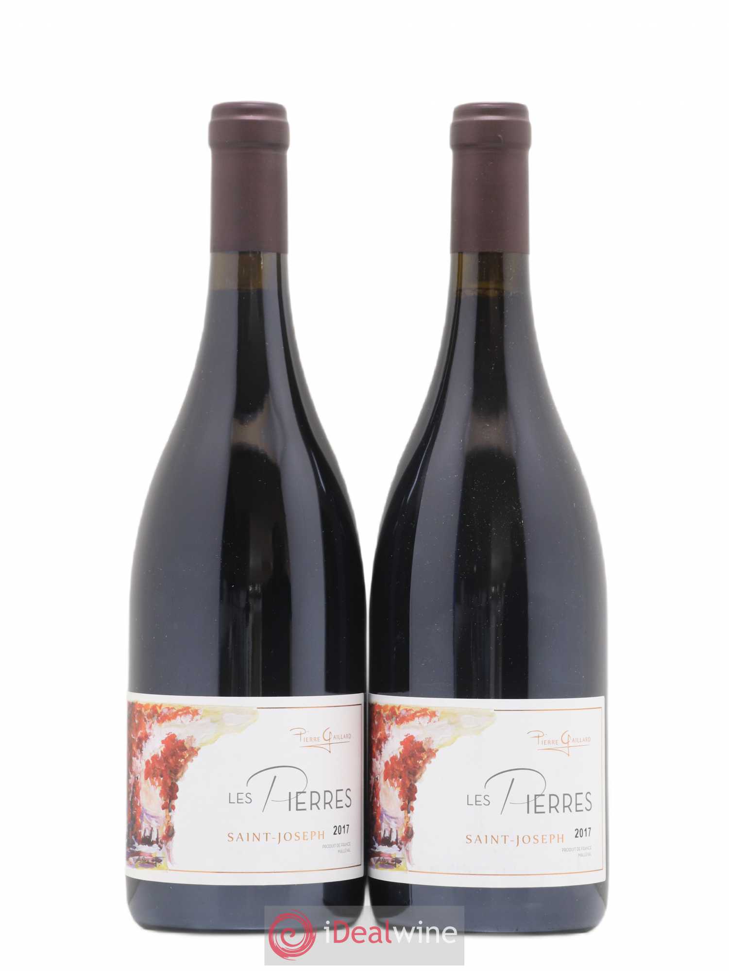 Saint-Joseph Les Pierres Pierre Gaillard 2017 - Lot de 2 bouteilles - 0